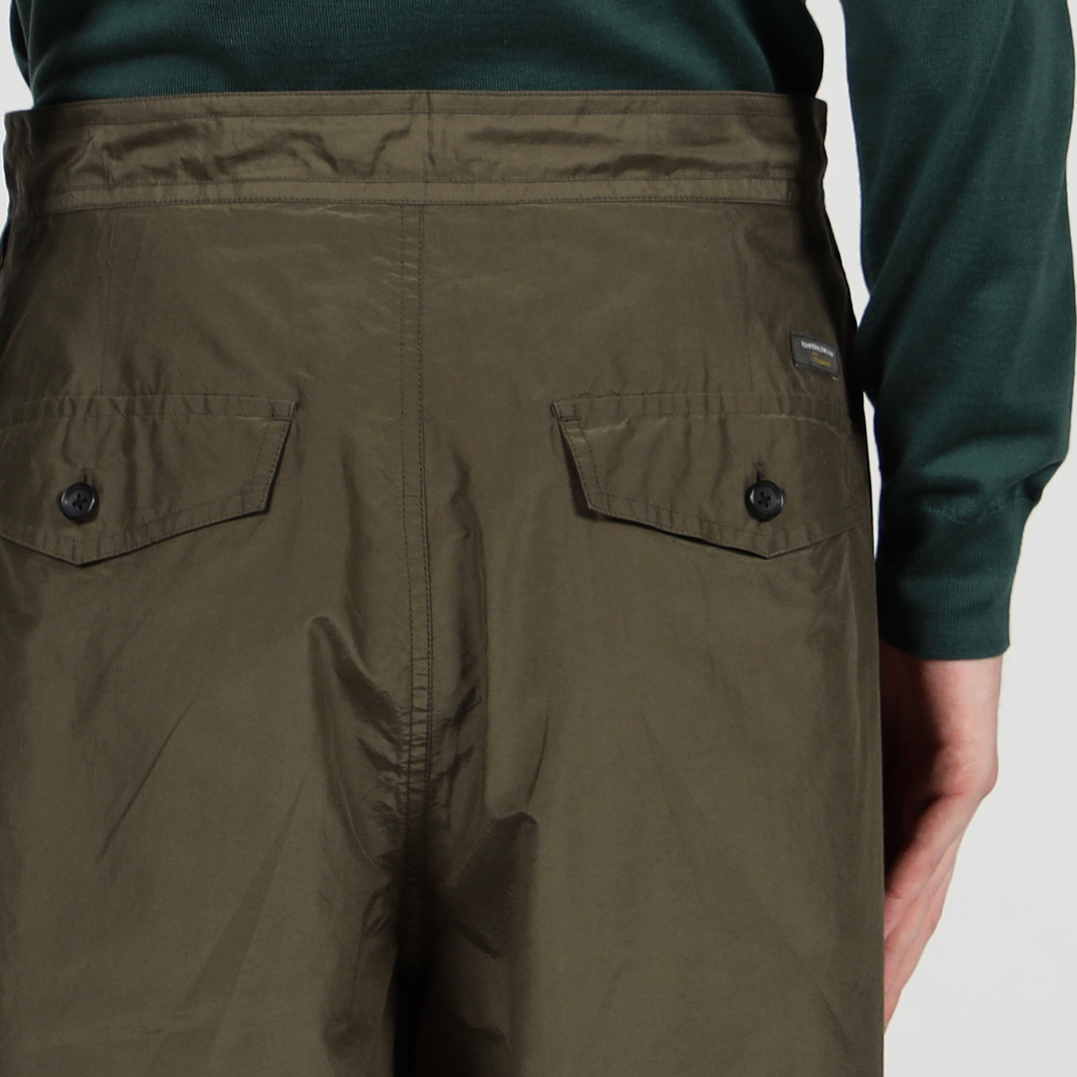 JURGEN LEHL シルクコットン イージーパンツ ヨーガンレール JURGEN LEHL イージー パンツ シルク混 L