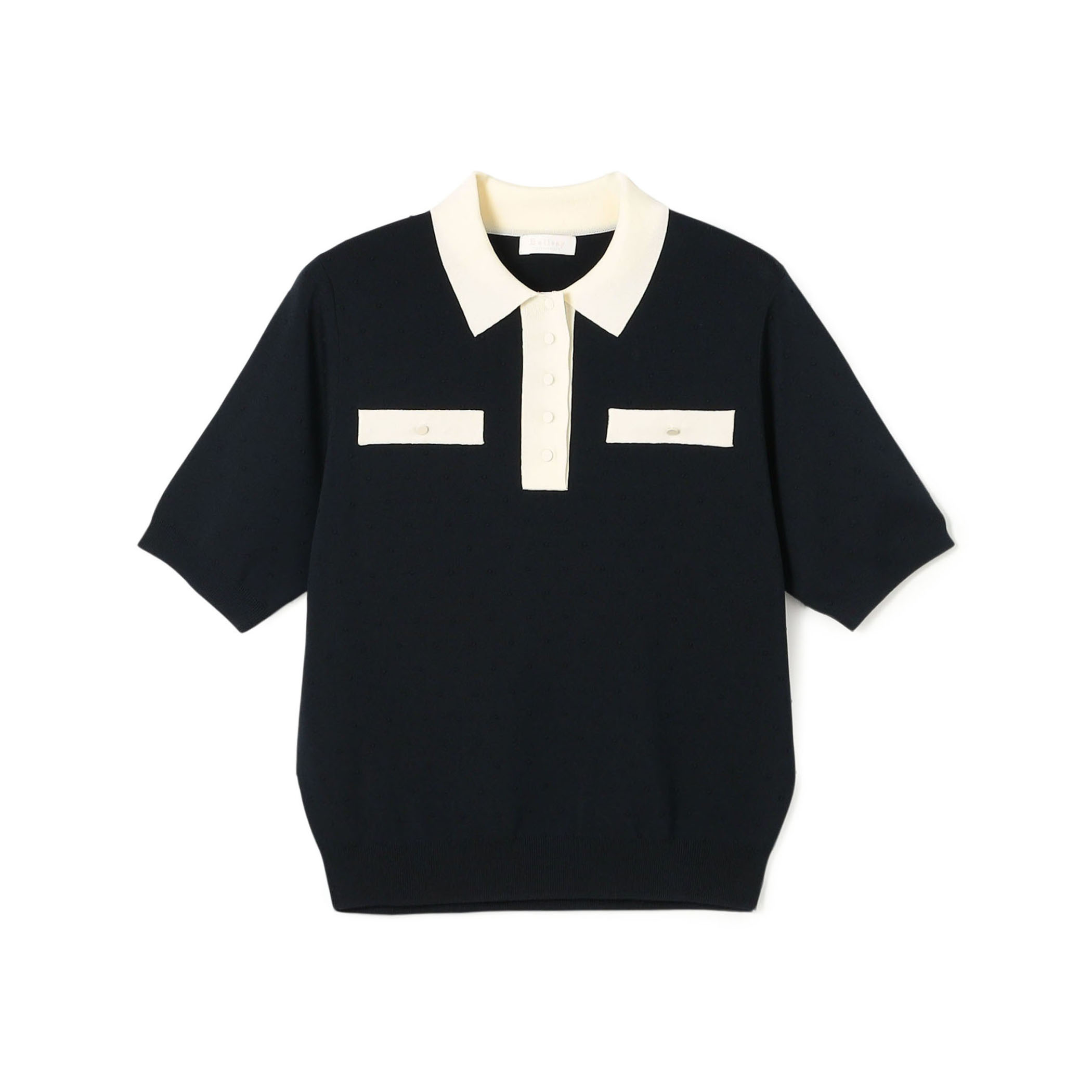 ストレッチタックドット ポロプルオーバー