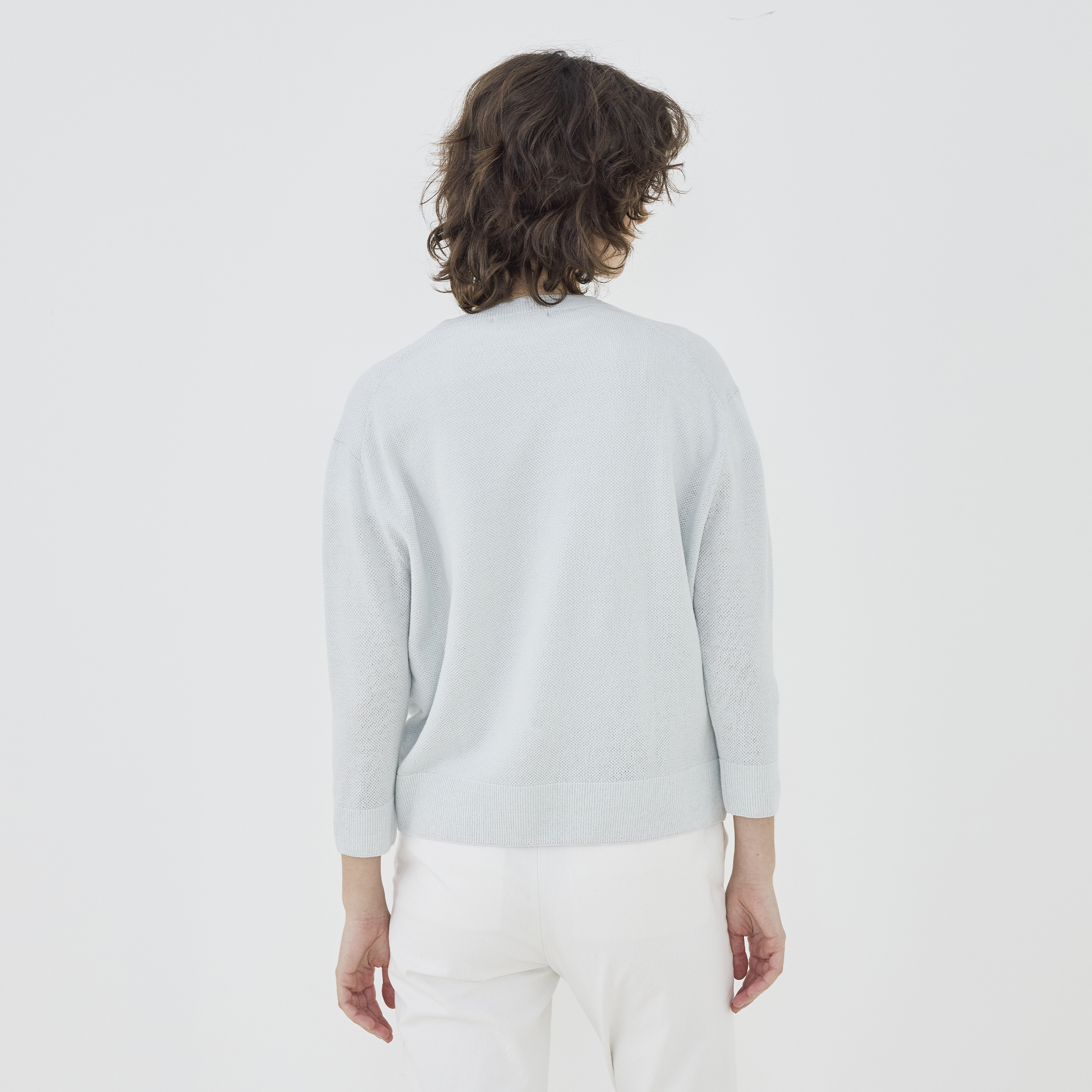 25SS✨ギャルリーヴィー　GALERIE VIE　コットンカノコVネックニット GALERIE VIE（ギャルリー ヴィー） ニット セーター ドライカノコ V