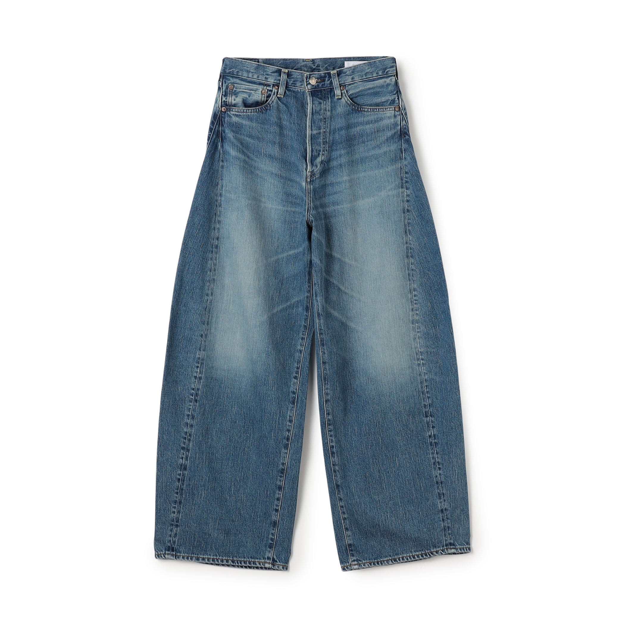 HYKE BARREL-LEG JEANS