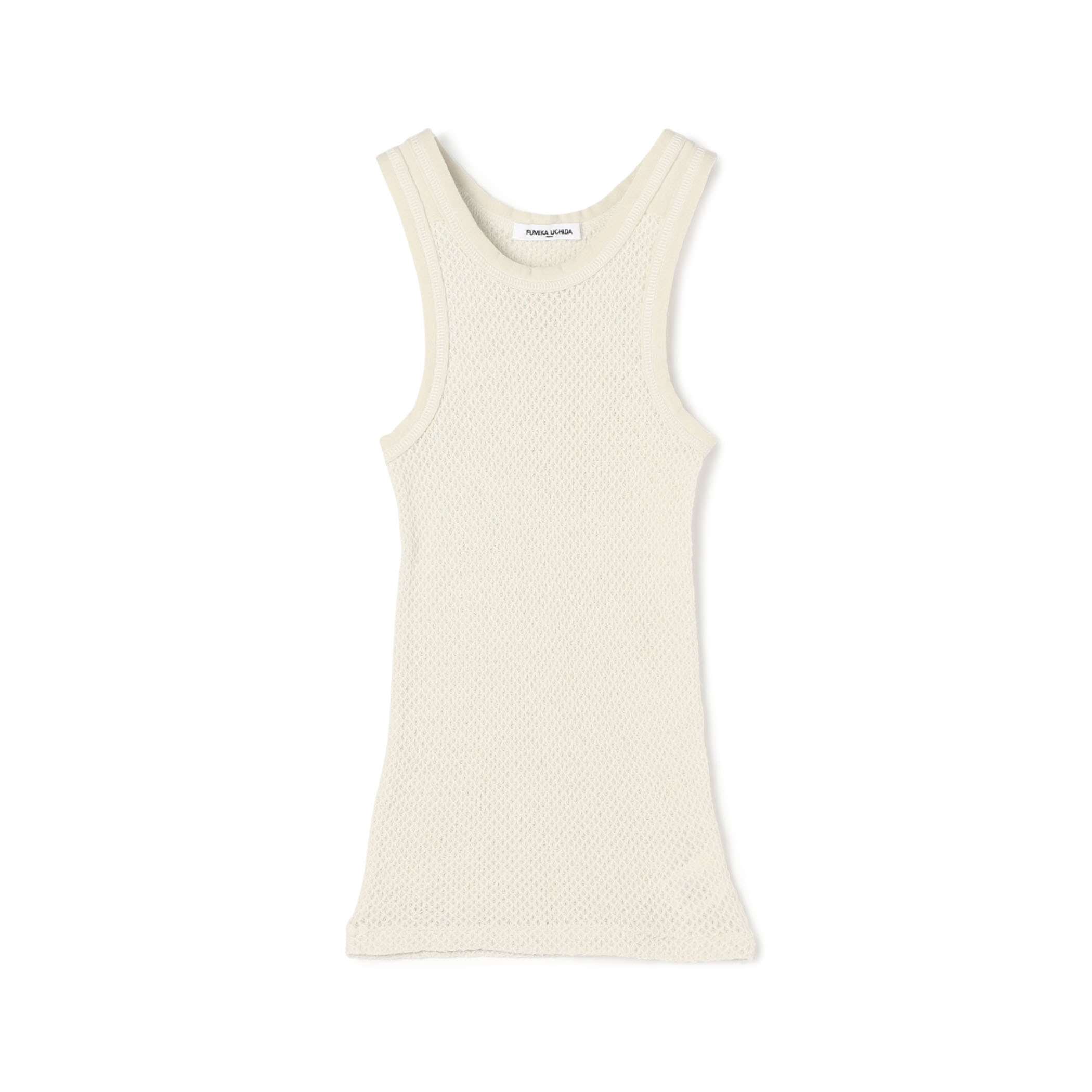 FUMIKA UCHIDA STRETCH MESH TANK TOP