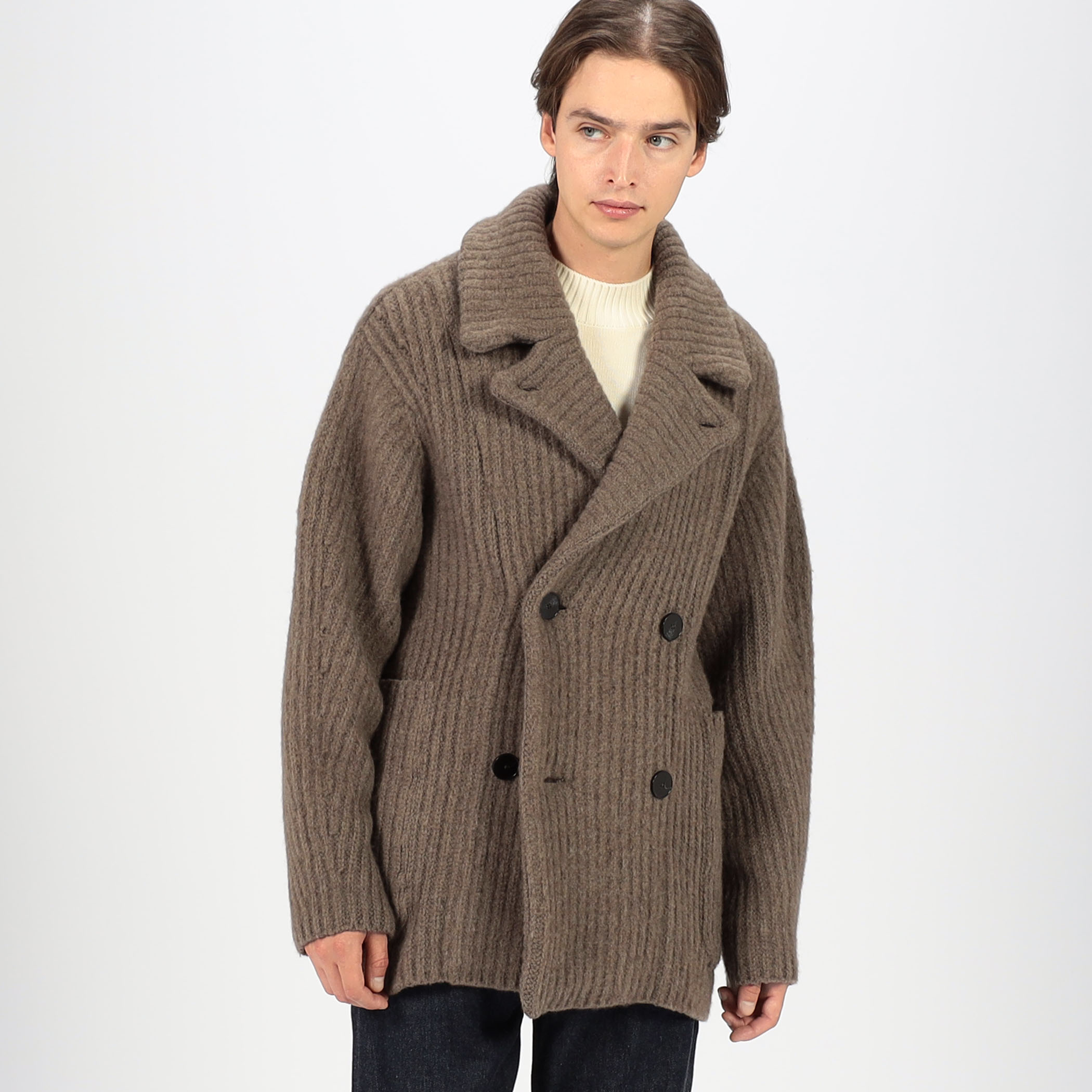 TOMORROWLAND Tricot ウールダブルフェイス カーディガンコート