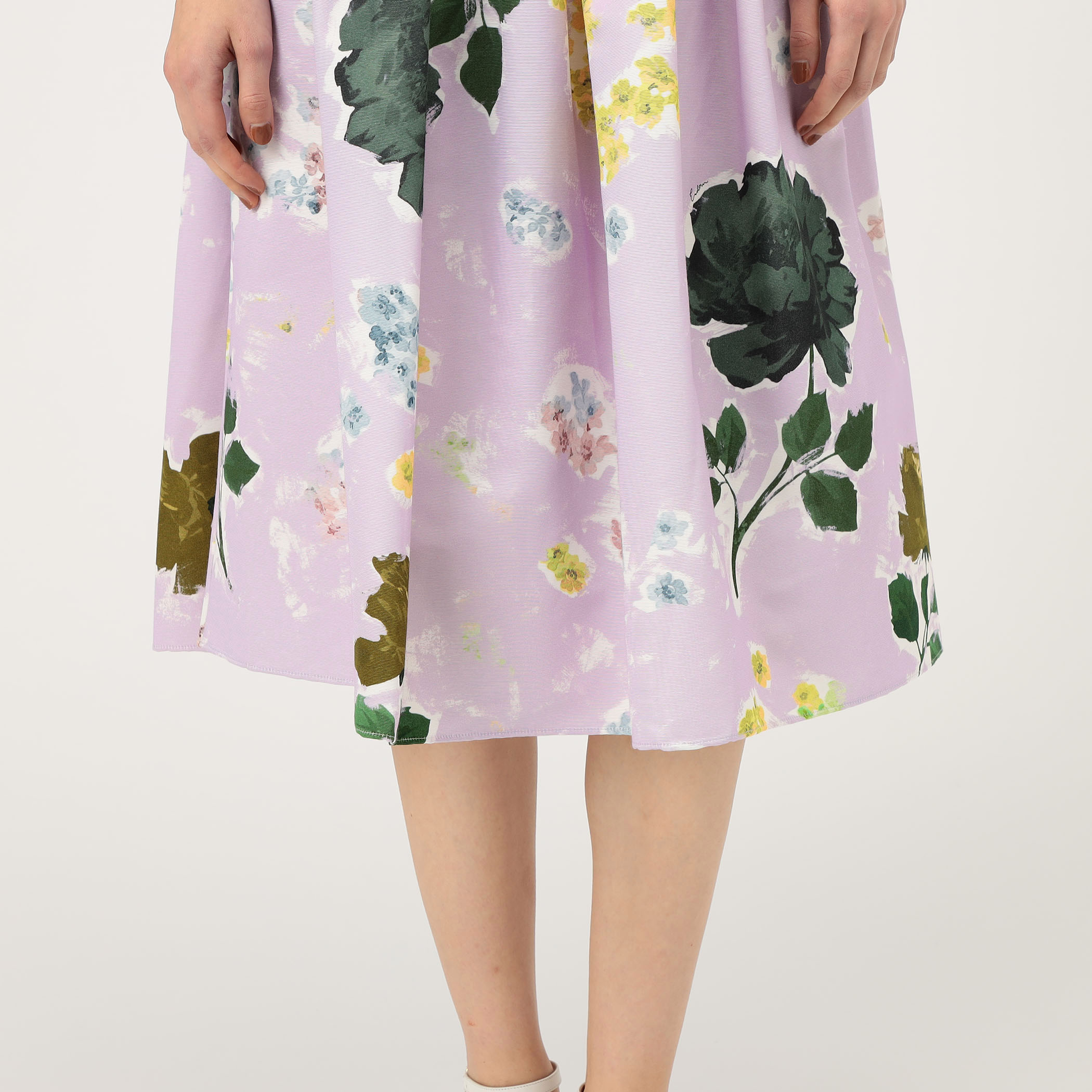 ERDEM GATHERED MIDI スカート｜トゥモローランド 公式通販