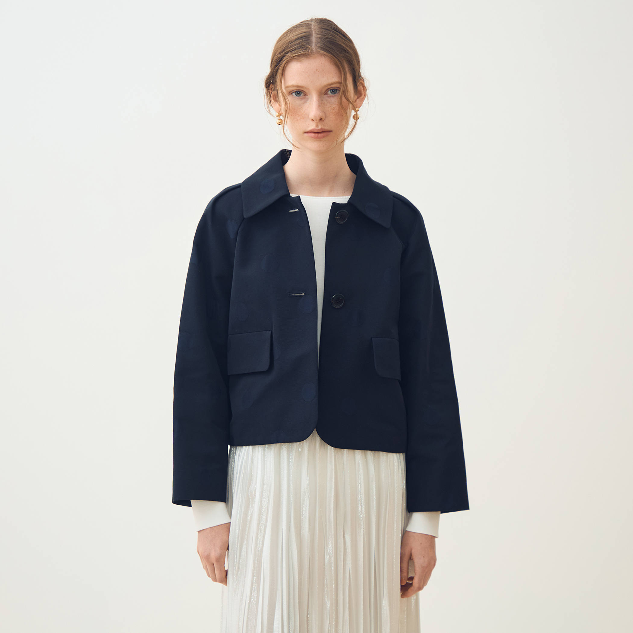 グログランドット ショートジャケット｜トゥモローランド 公式通販