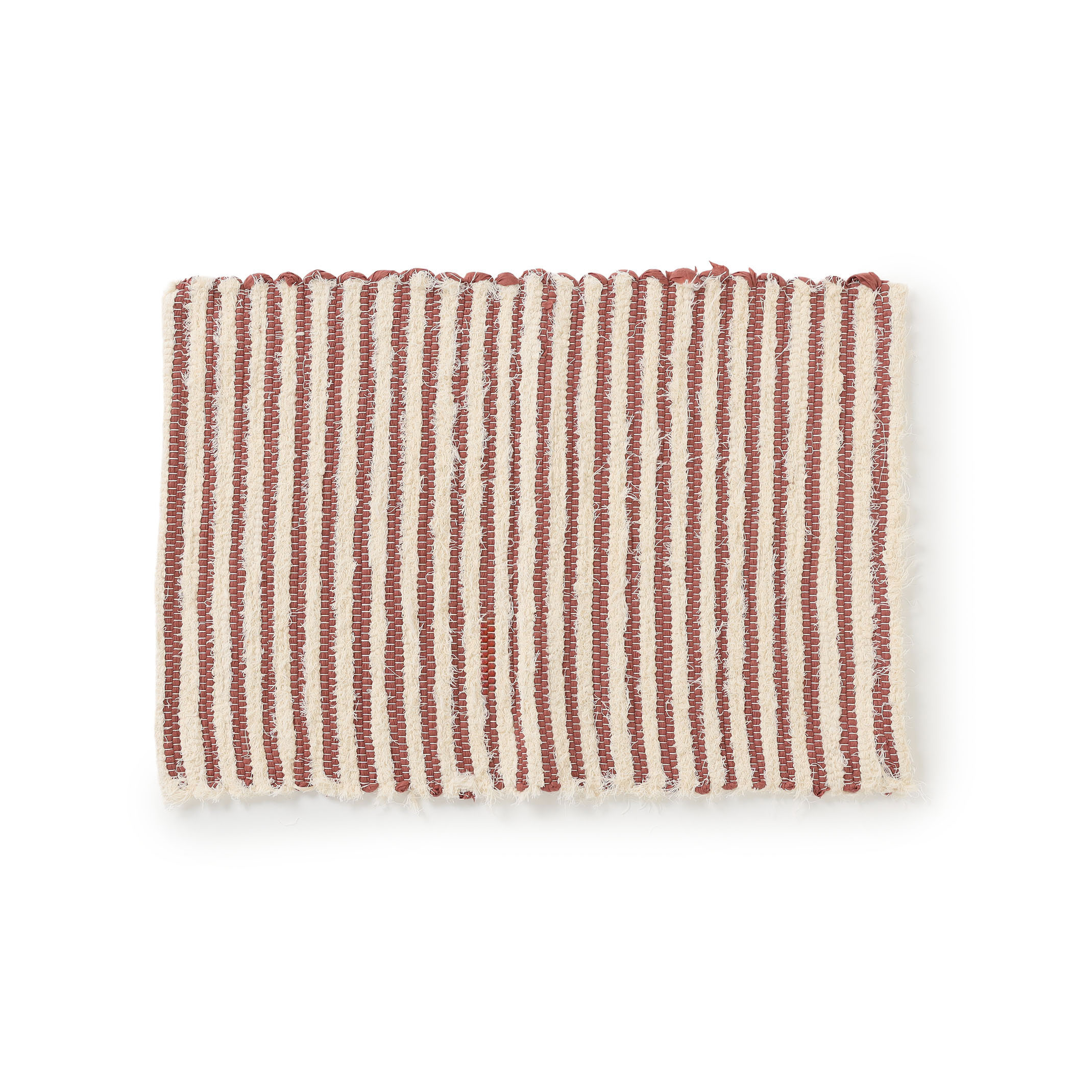 パイルストライプバスマット 50cm&times;70cm
