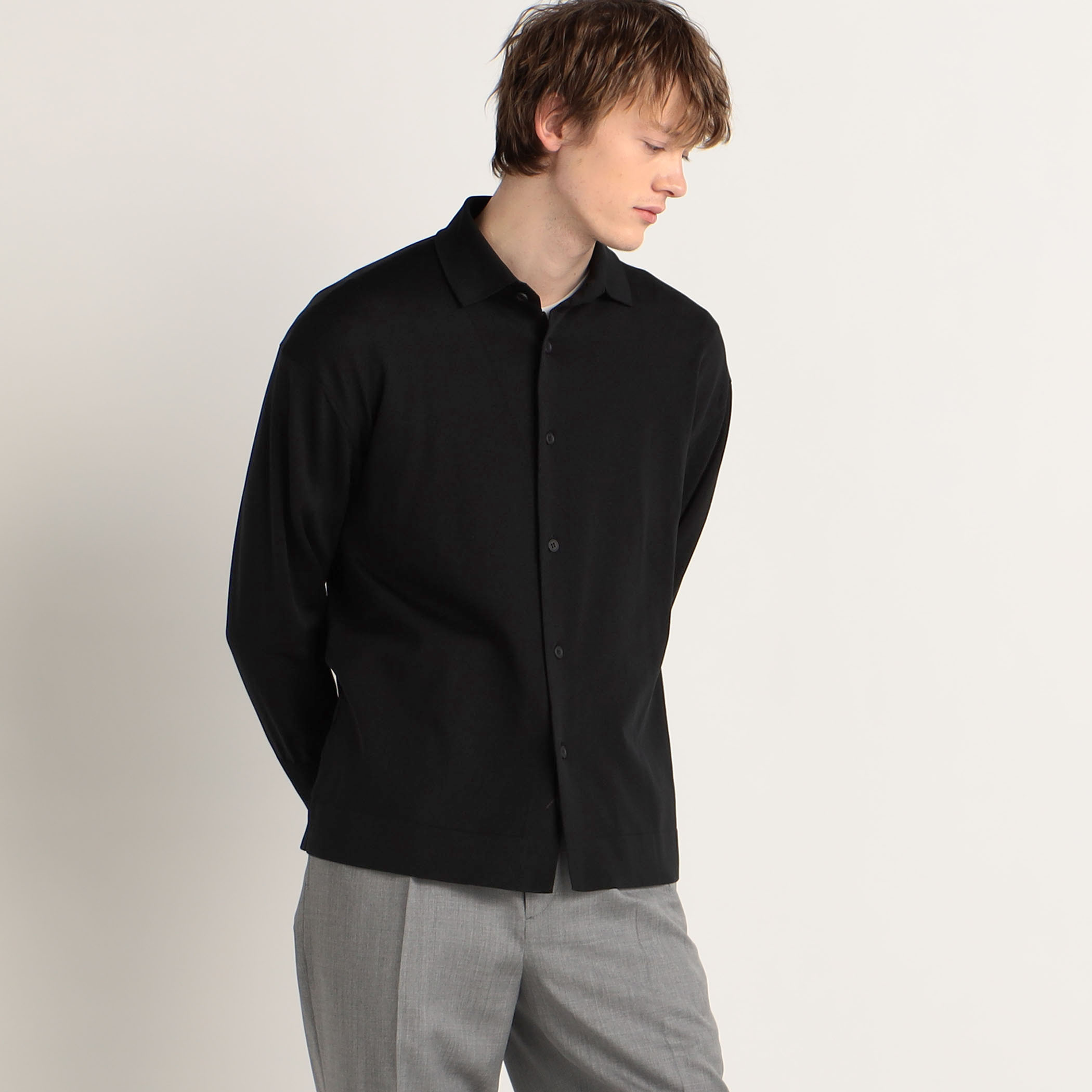 CFCL HIGH GAUGE SHIRT ニットシャツ