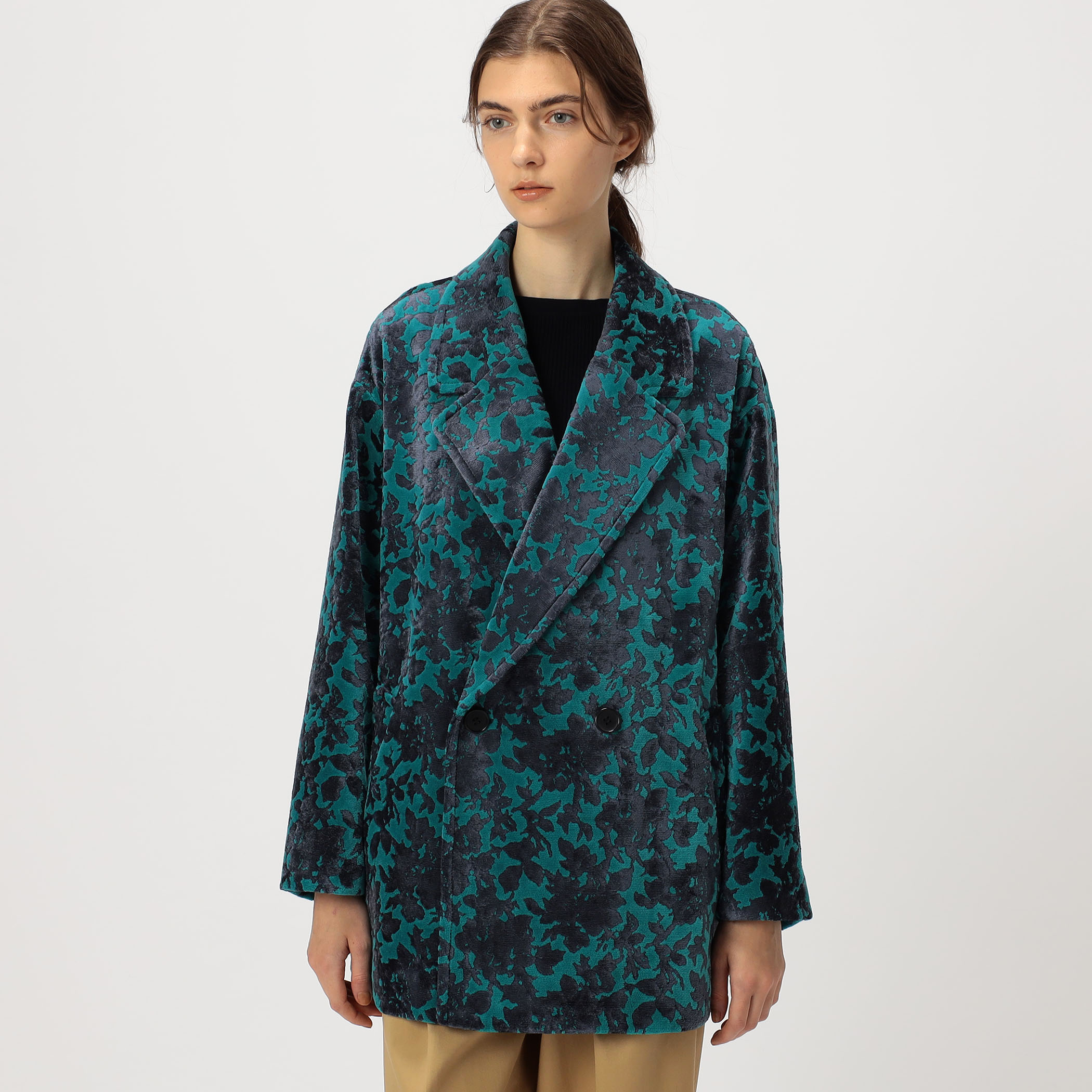 パイルジャカード Pコート｜トゥモローランド 公式通販