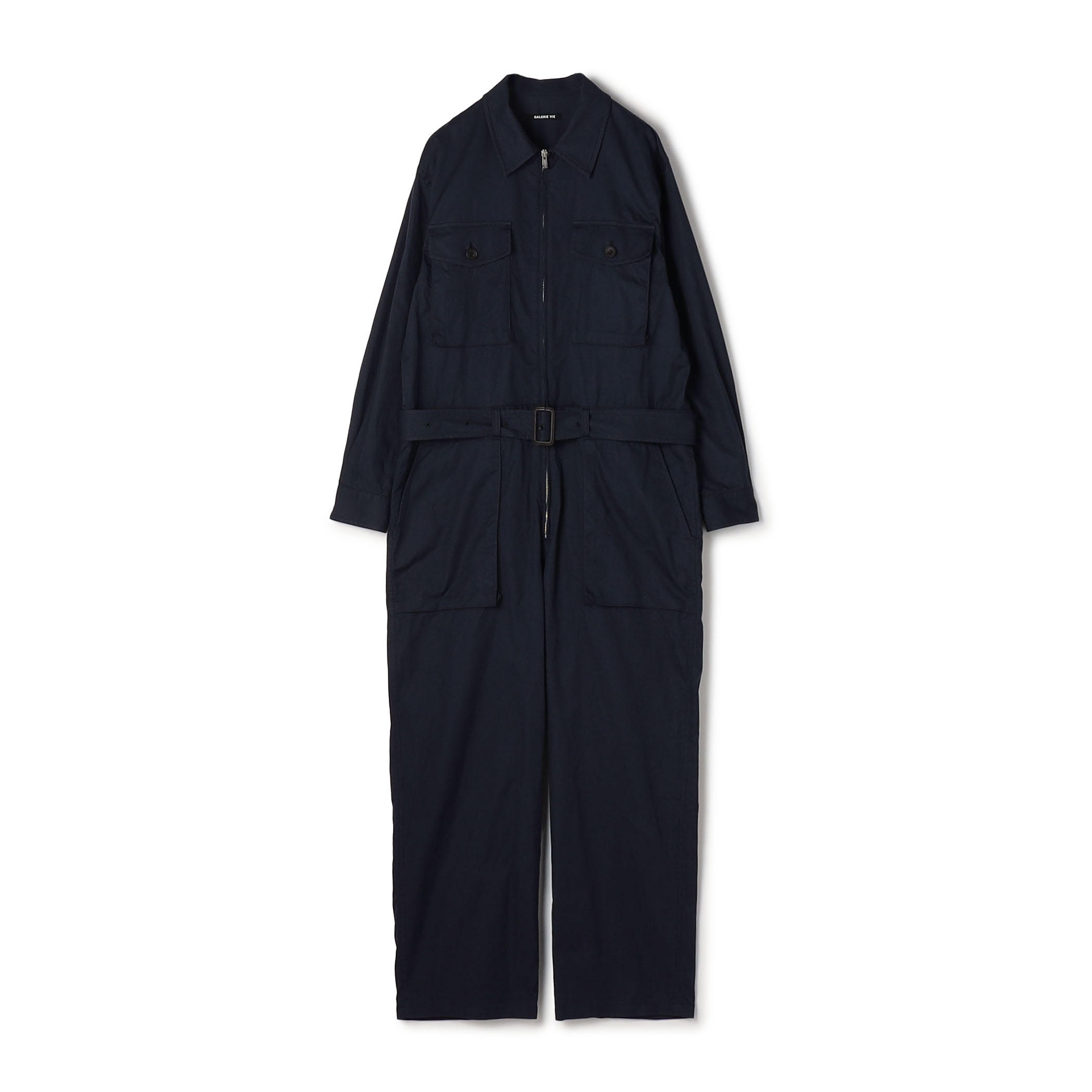 ＹA さん専用　GALERIE VIE✨21SS　ドライコットンツイル ノーカラ セール】 コットンブロークンツイル ノーカラーカバーオール