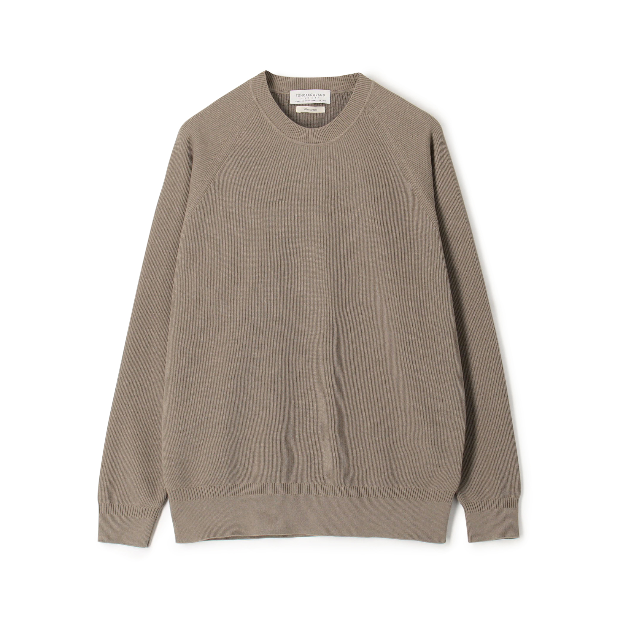 ■TOMORROWLAND tricot コットンポリエステル クルーネックニット