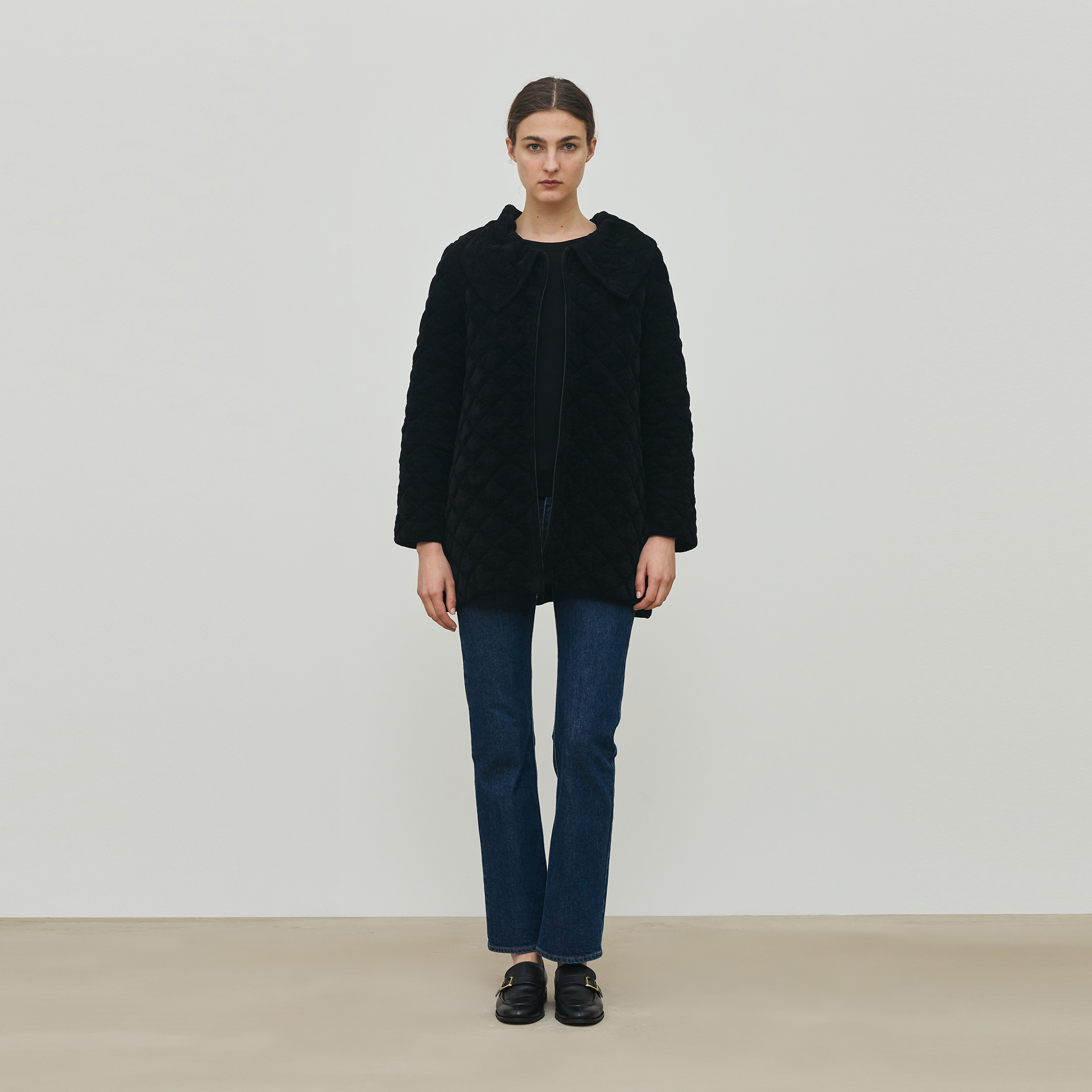 Repetto キルティングベロアブラック 37 Repetto キルティングベロアブラック 37 Repetto レペット repetto