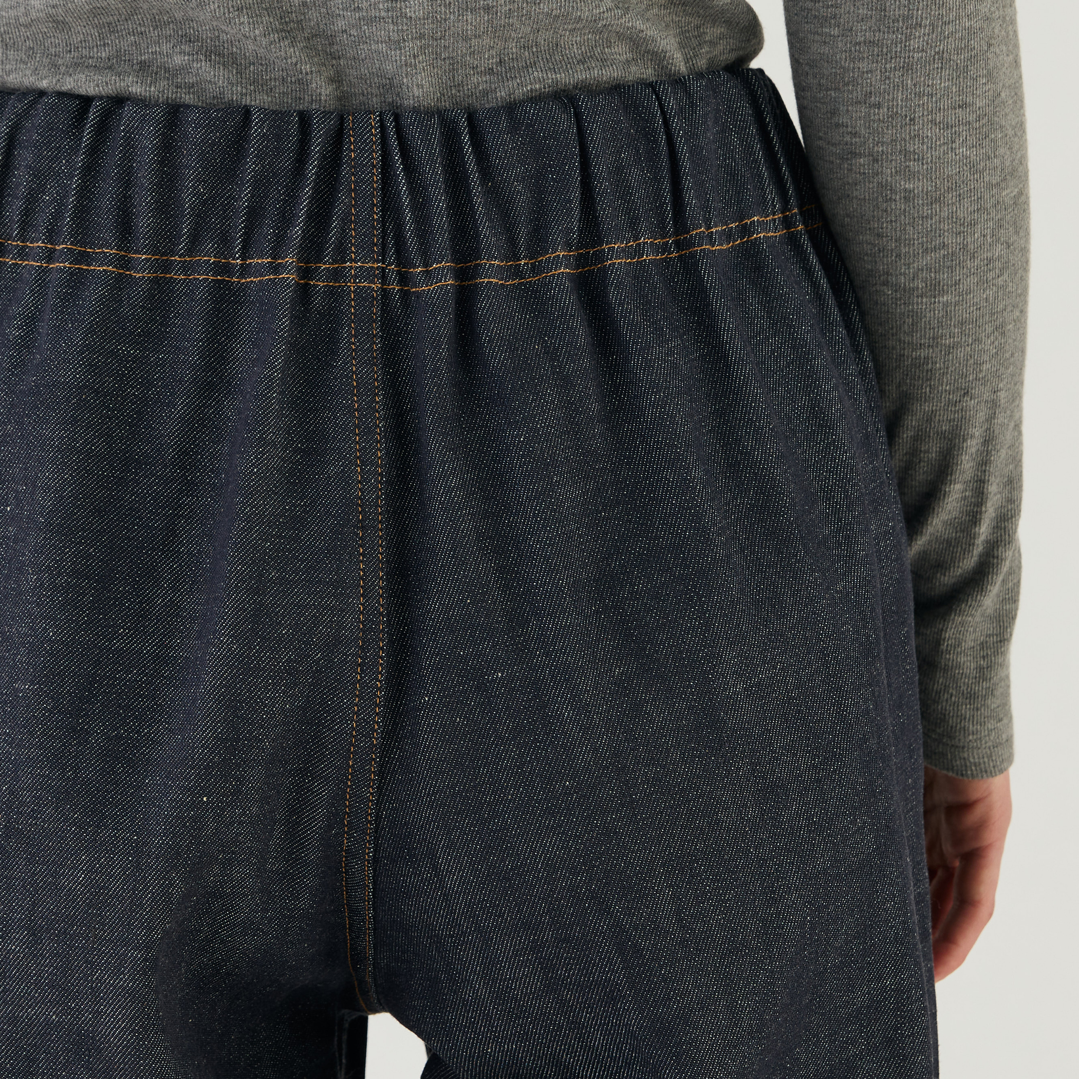 リジットデニム ワイドイージーパンツ｜トゥモローランド 公式通販