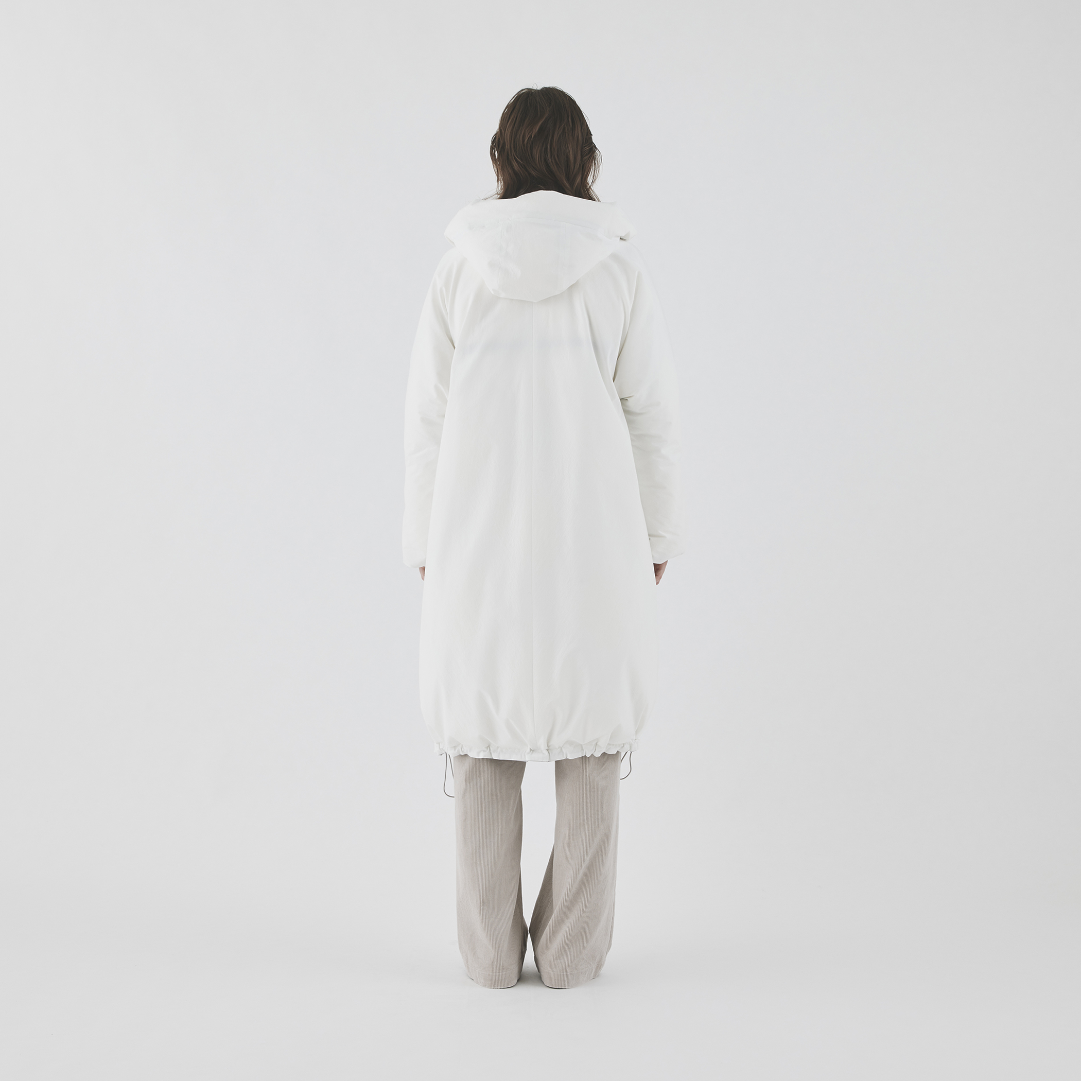 ギャルリーヴィー フード付きコート リバーシブル ギャルリーヴィー