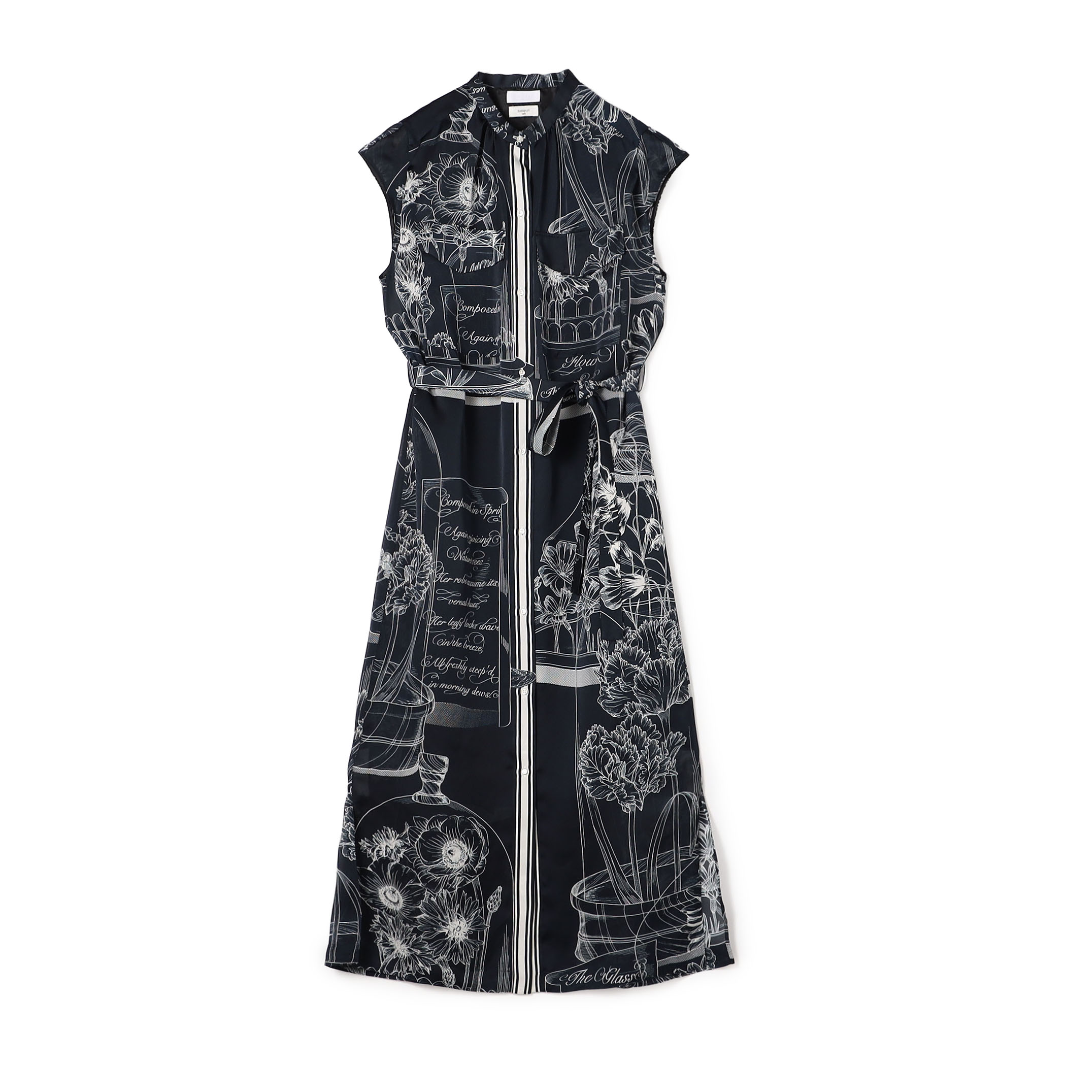 【別注】manipuri for Ballsey Glass dome Flower ワンピース