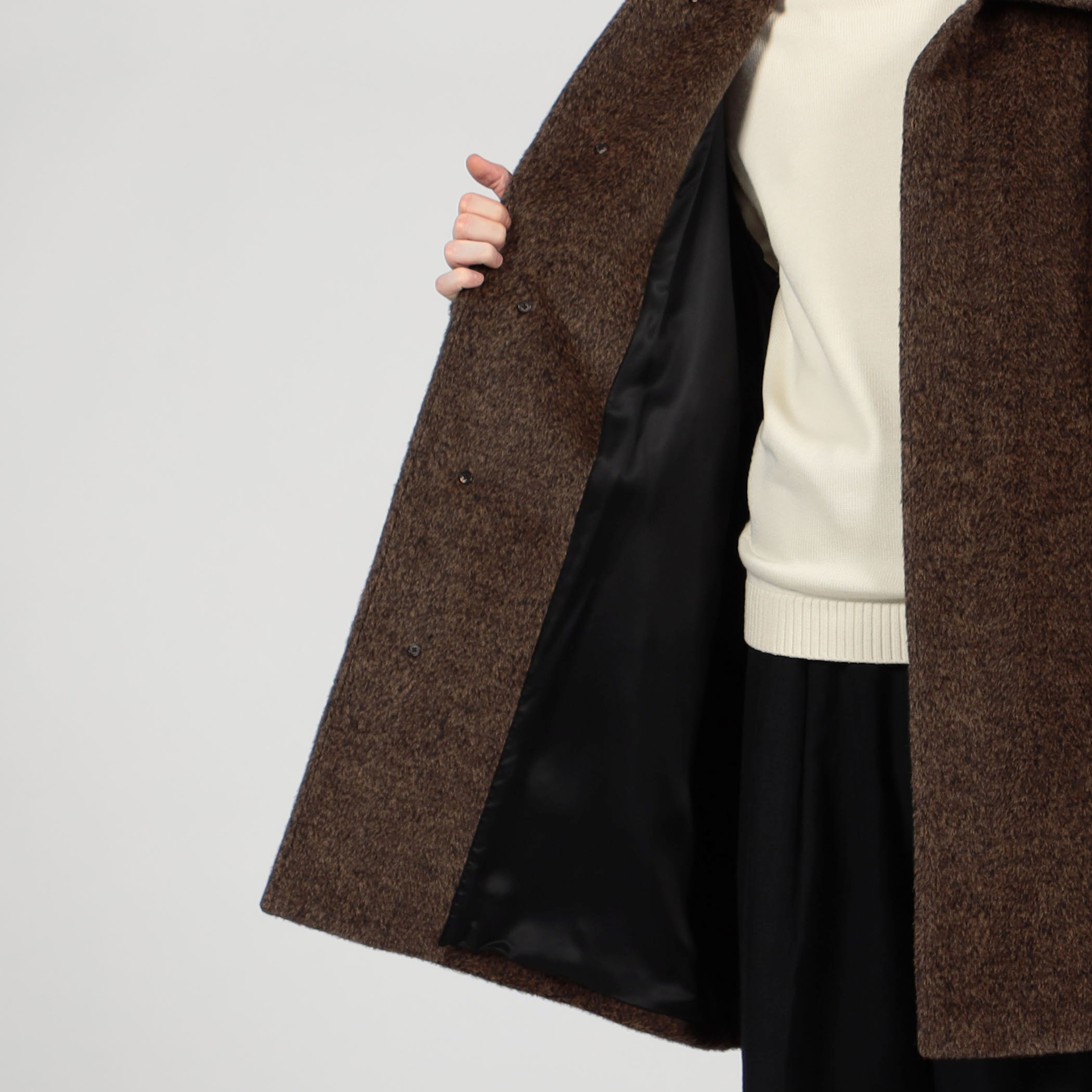 別注】The CLASIK SHORT MAC COAT DORMEUIL LUXURY OVERCOATINGS