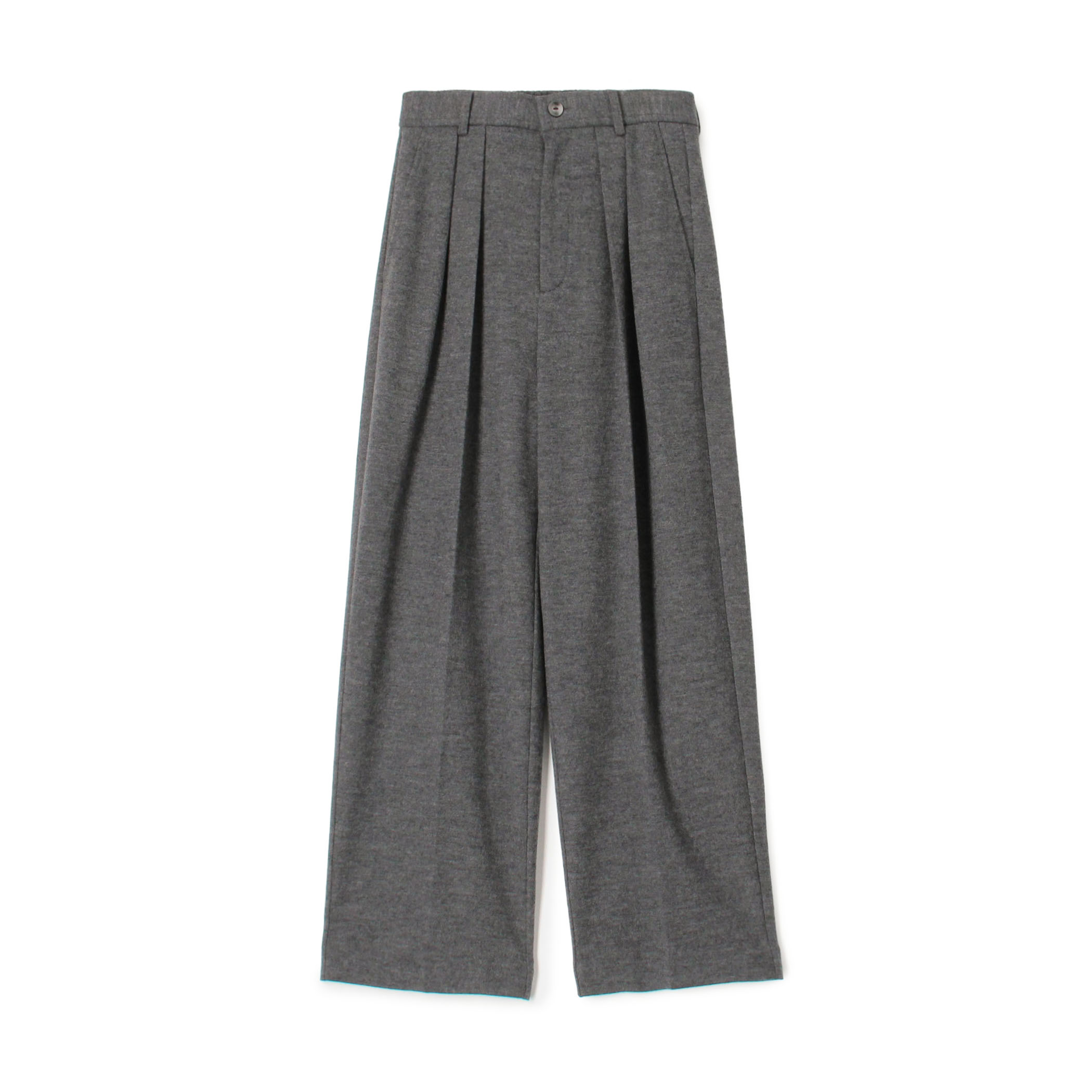 ウールミルドスムース 2タックパンツ