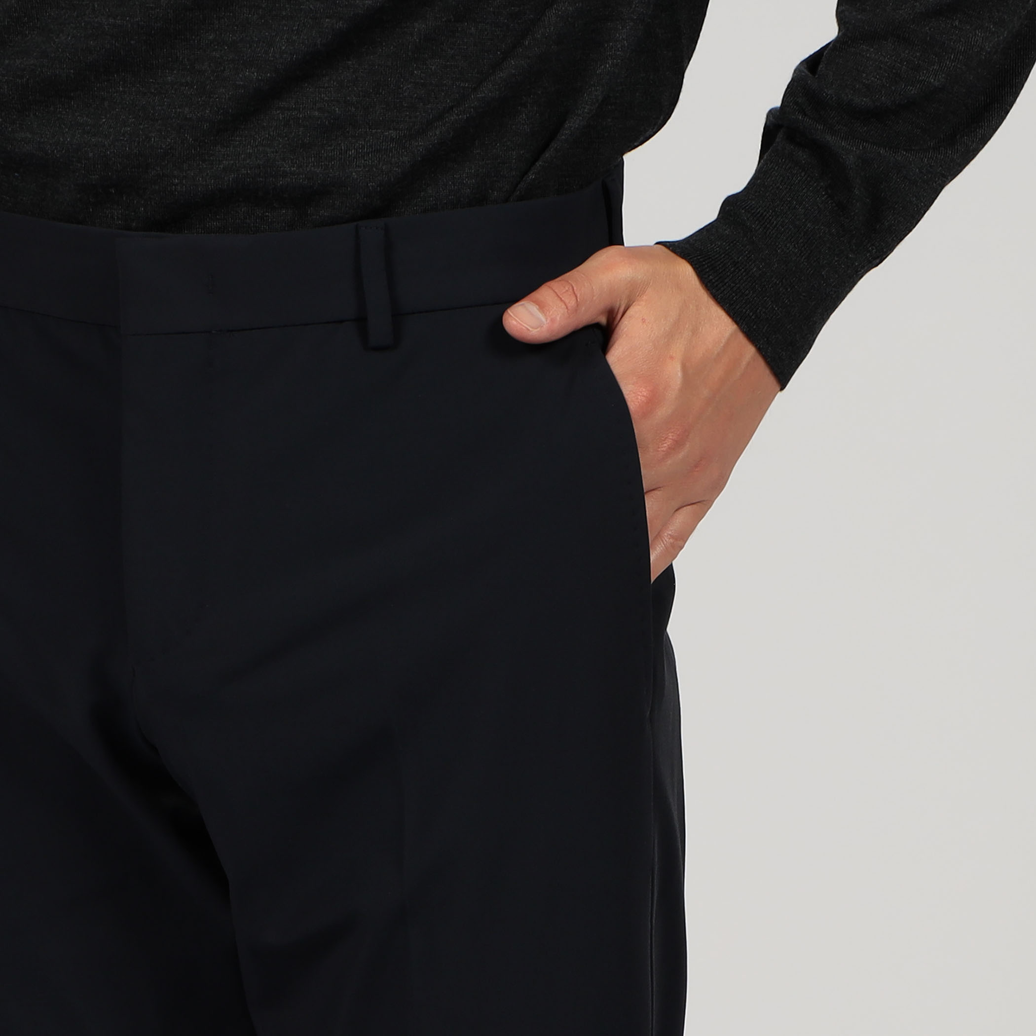 PT TORINO コットンナイロンストレッチ スリムスラックス ACTIVE PT TORINO コットンナイロンストレッチ スリムスラックス ACTIVE