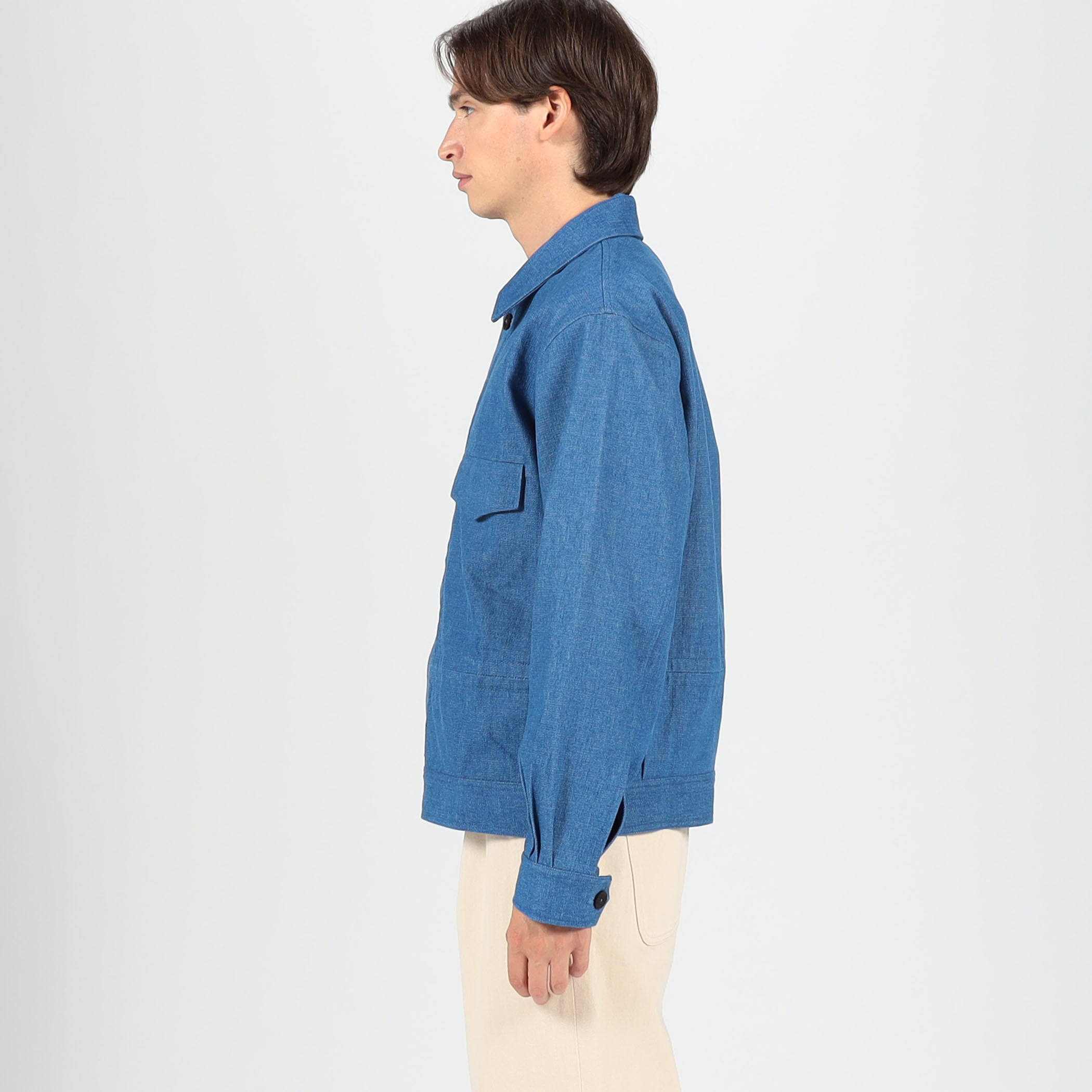 JAN MACHENHAUER Milo Jacket コットンデニム ショートブルゾン