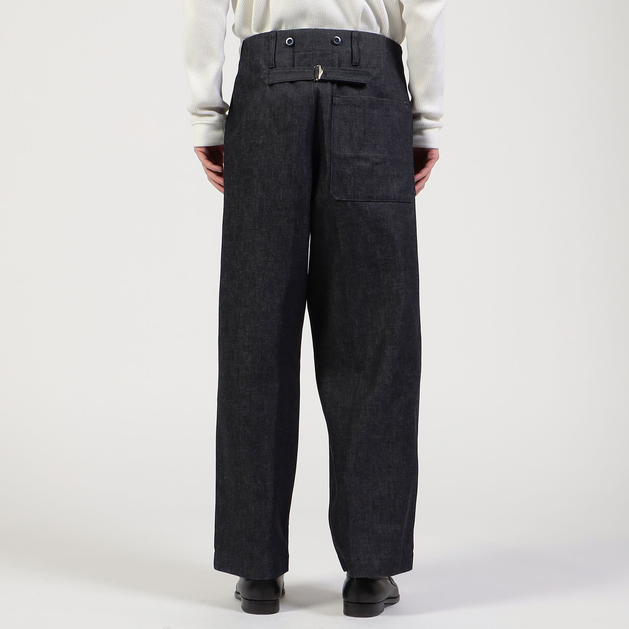 Tangent Sweden Cinch Back Trousers デニム ワイドパンツ｜トゥモローランド 公式通販