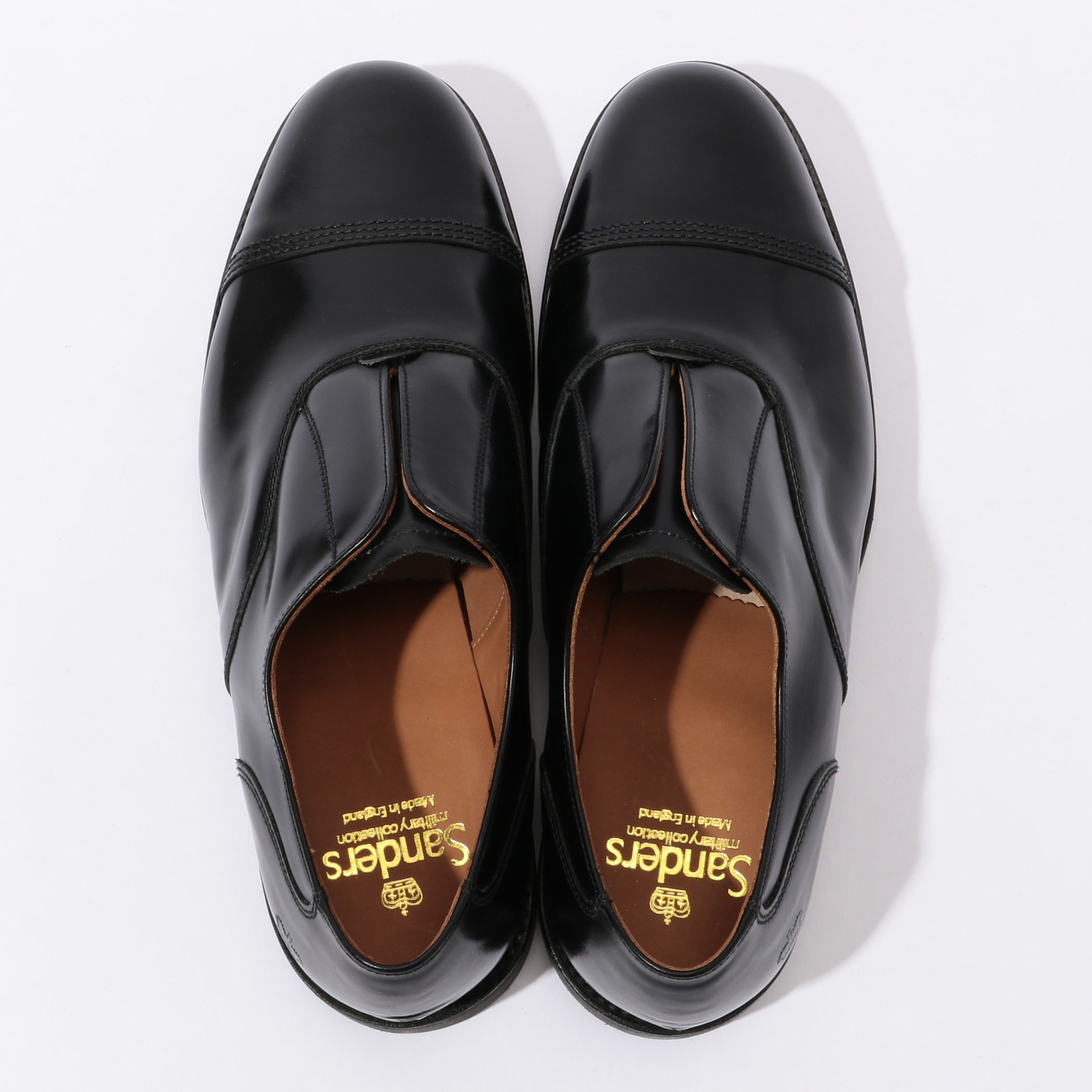 SANDERS ポリッシュドレザー ノーレースシューズ SANDERS ポリッシュドレザーノーレースシューズ27.5cm
