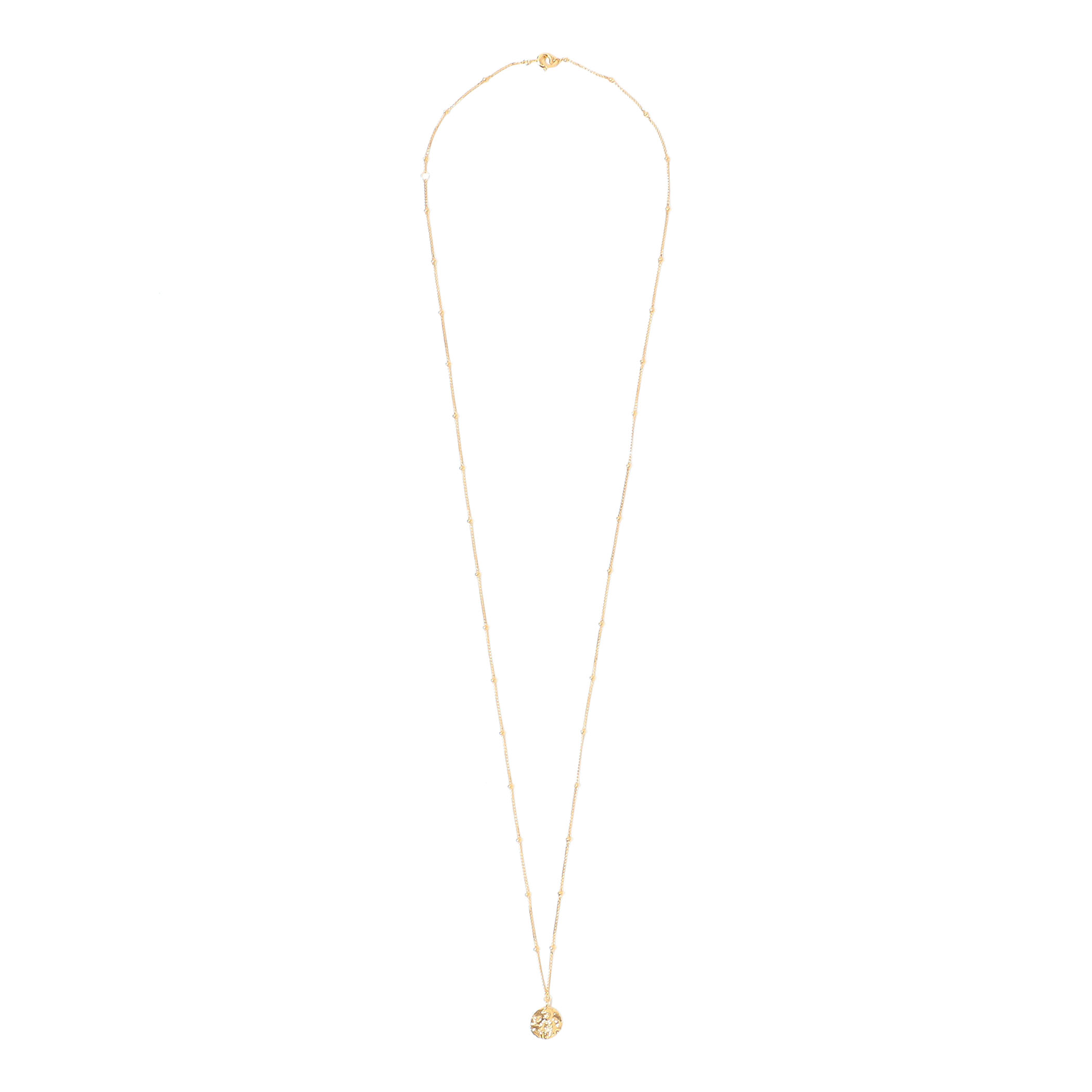 MARIHA Zeus/Vase スタッドチェーン コインネックレス