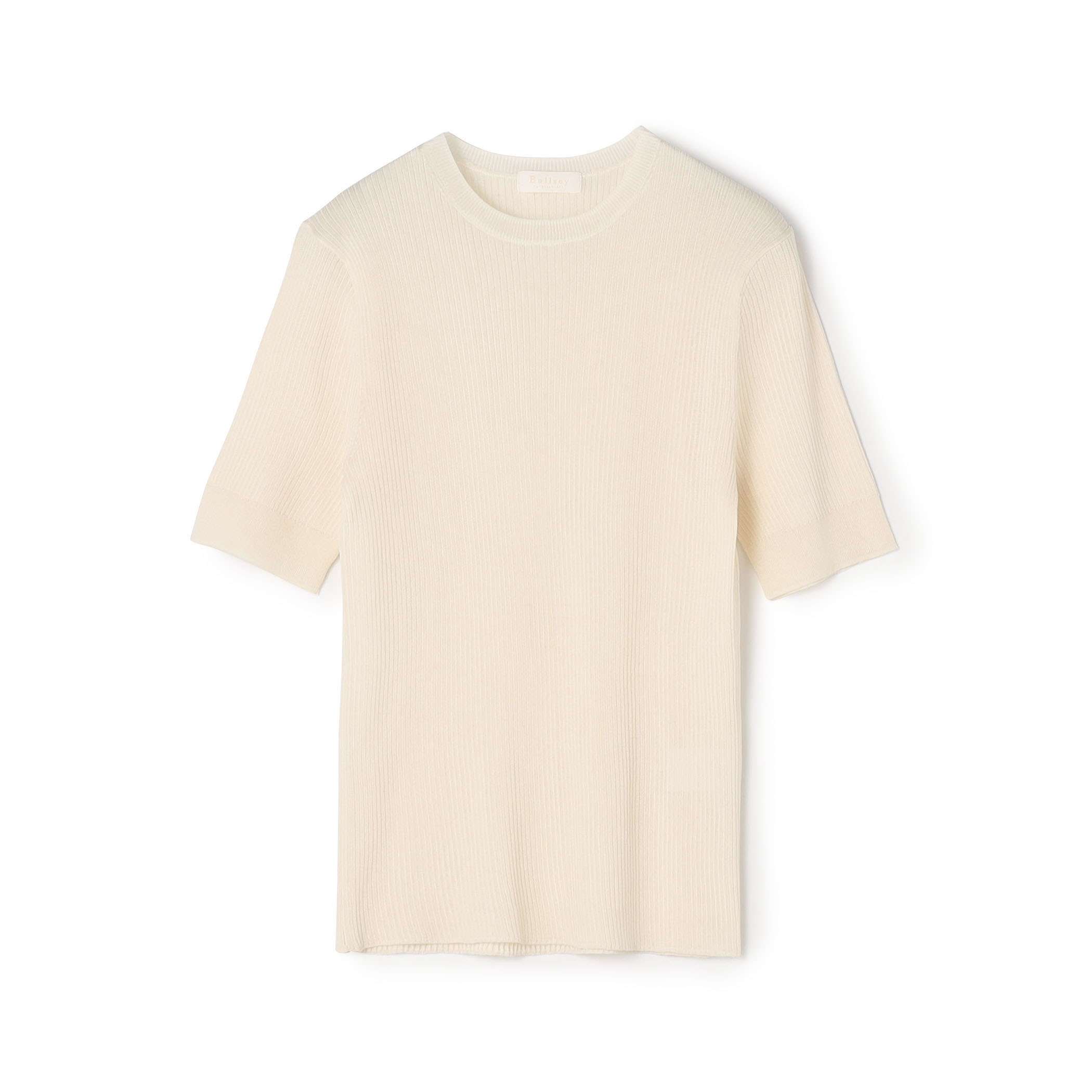 マーセライズドコットン クルーネックプルオーバー