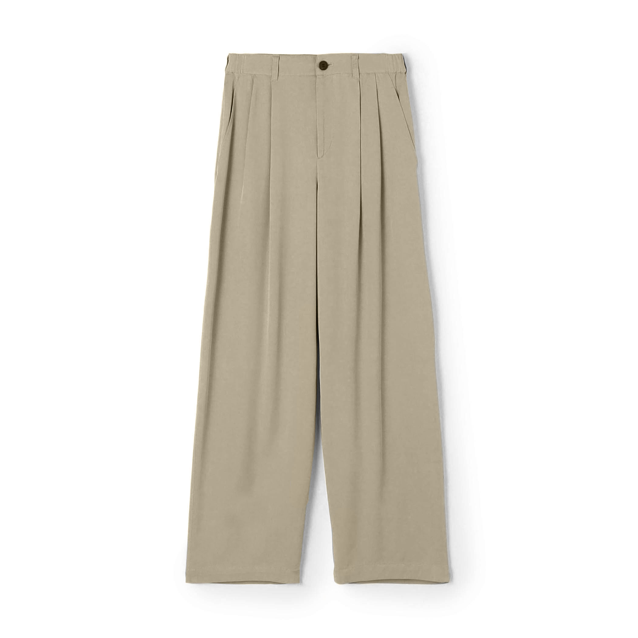 セルロースギャバジン 2タックパンツ
