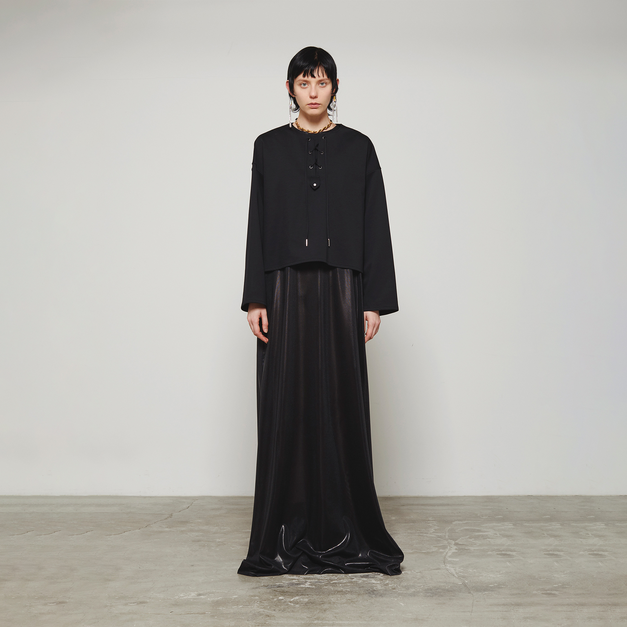Edition×THE RERACS Collaboration Label MARIN BLOUSE 