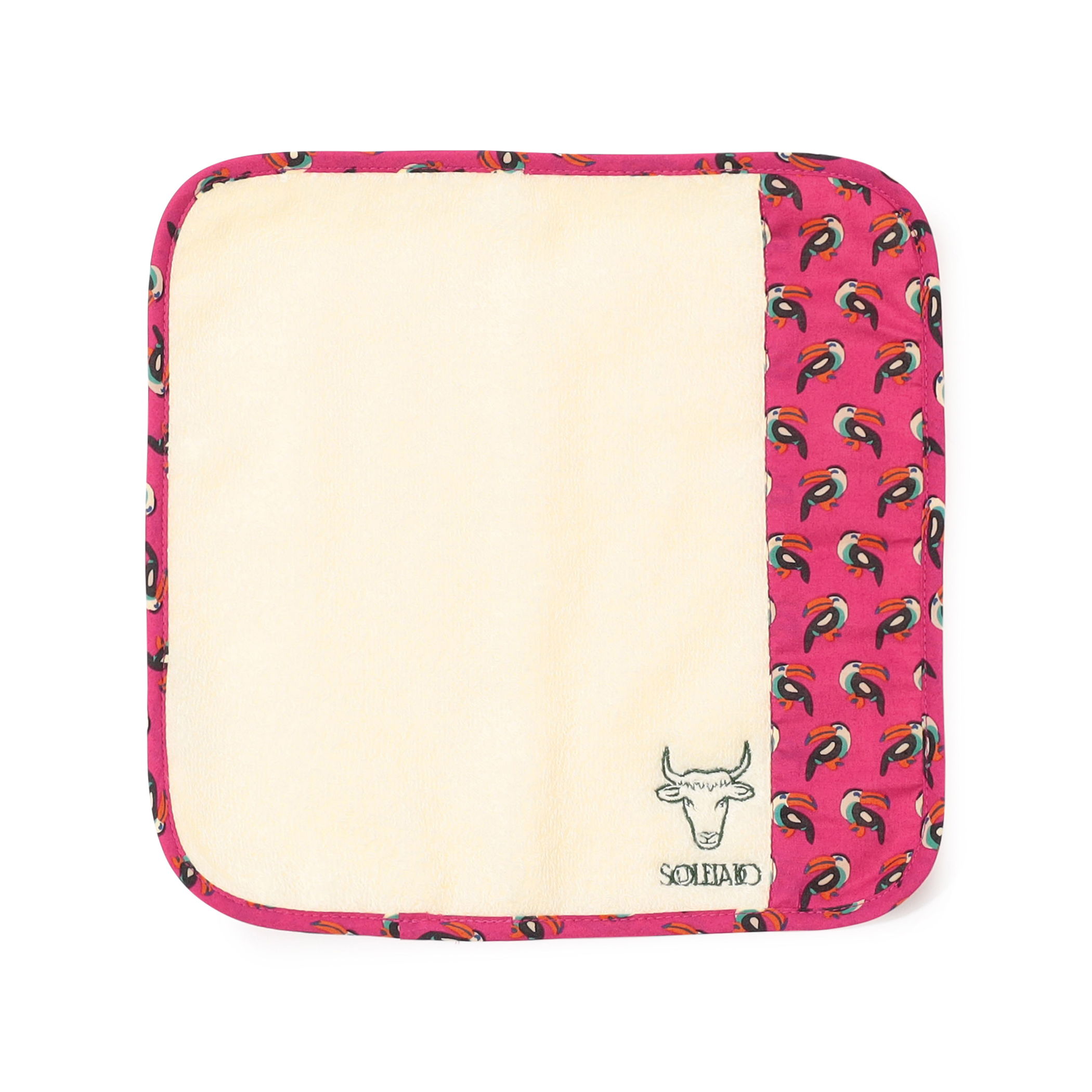 SOULEIADO プリントコンビ ハンドタオル