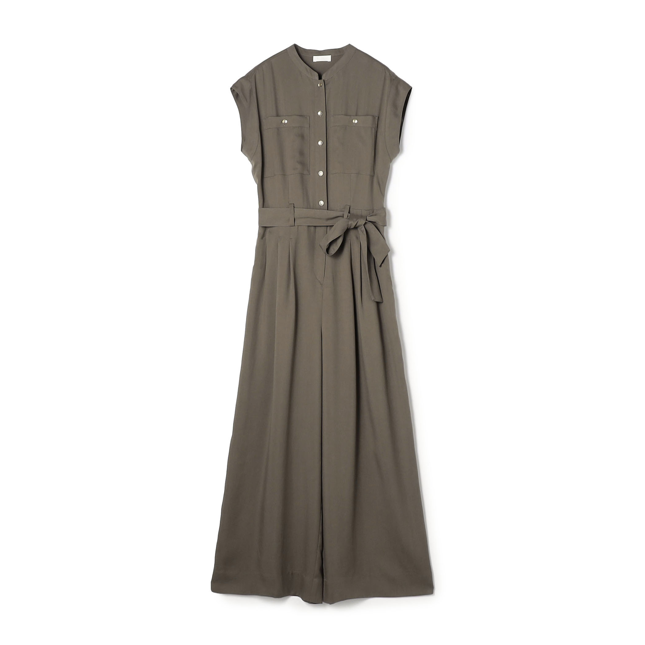 セルロースツイル スタンドカラーオールインワン