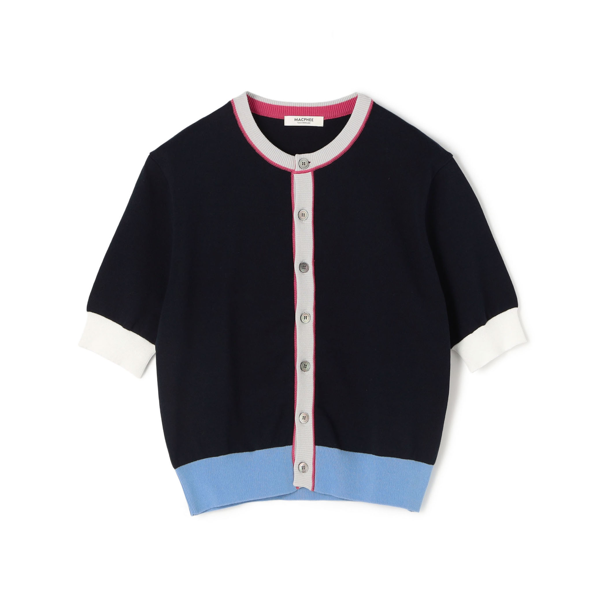 ドライコットン ハーススリーブカーディガン