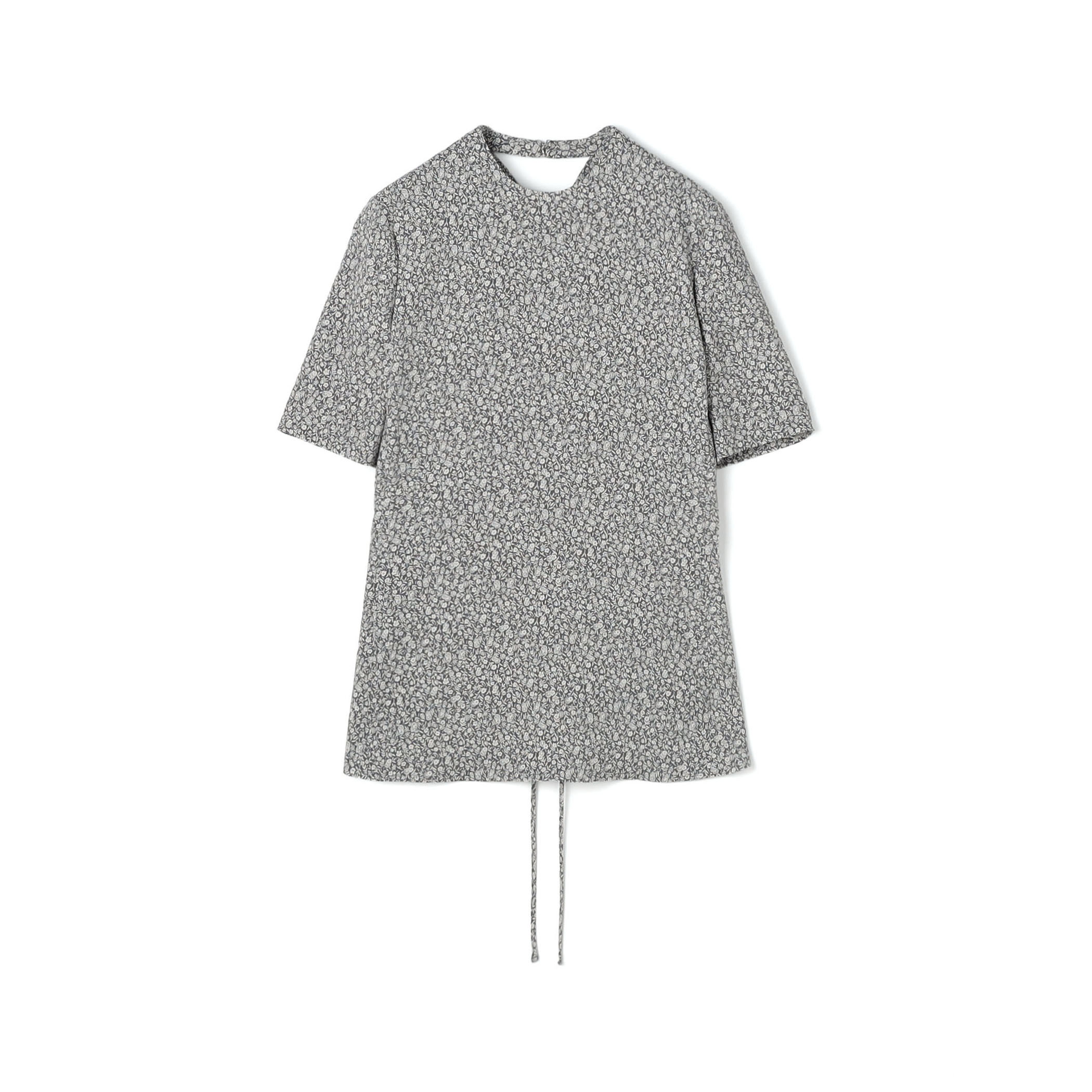 mame 17AW ジャカードトップス 黒 2 新品 Mame Kurogouchi Floral Jacquard Open Back Top ジャカード オープン