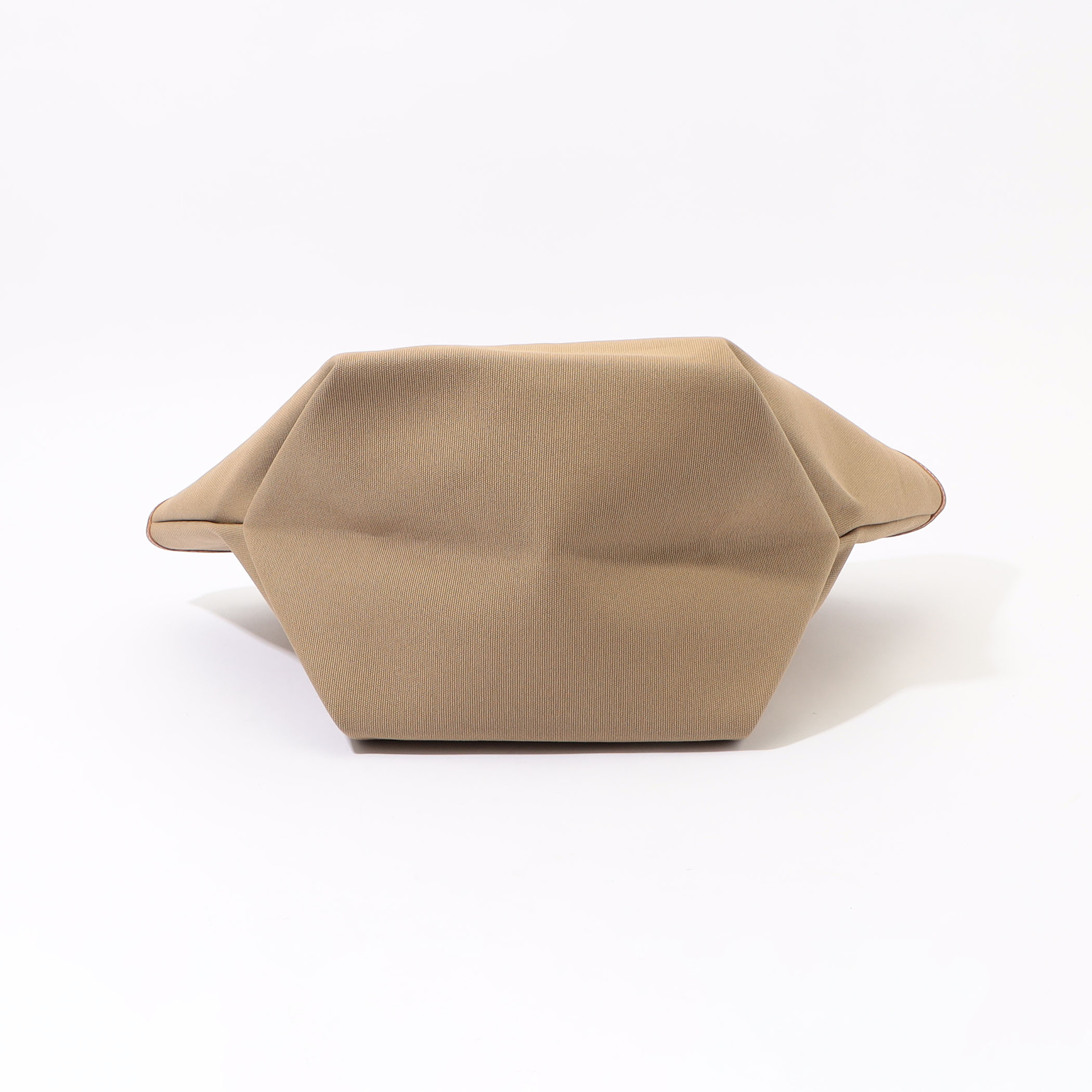 HEREU CALA SMALL Leather-trimmed キャンバストートバッグ