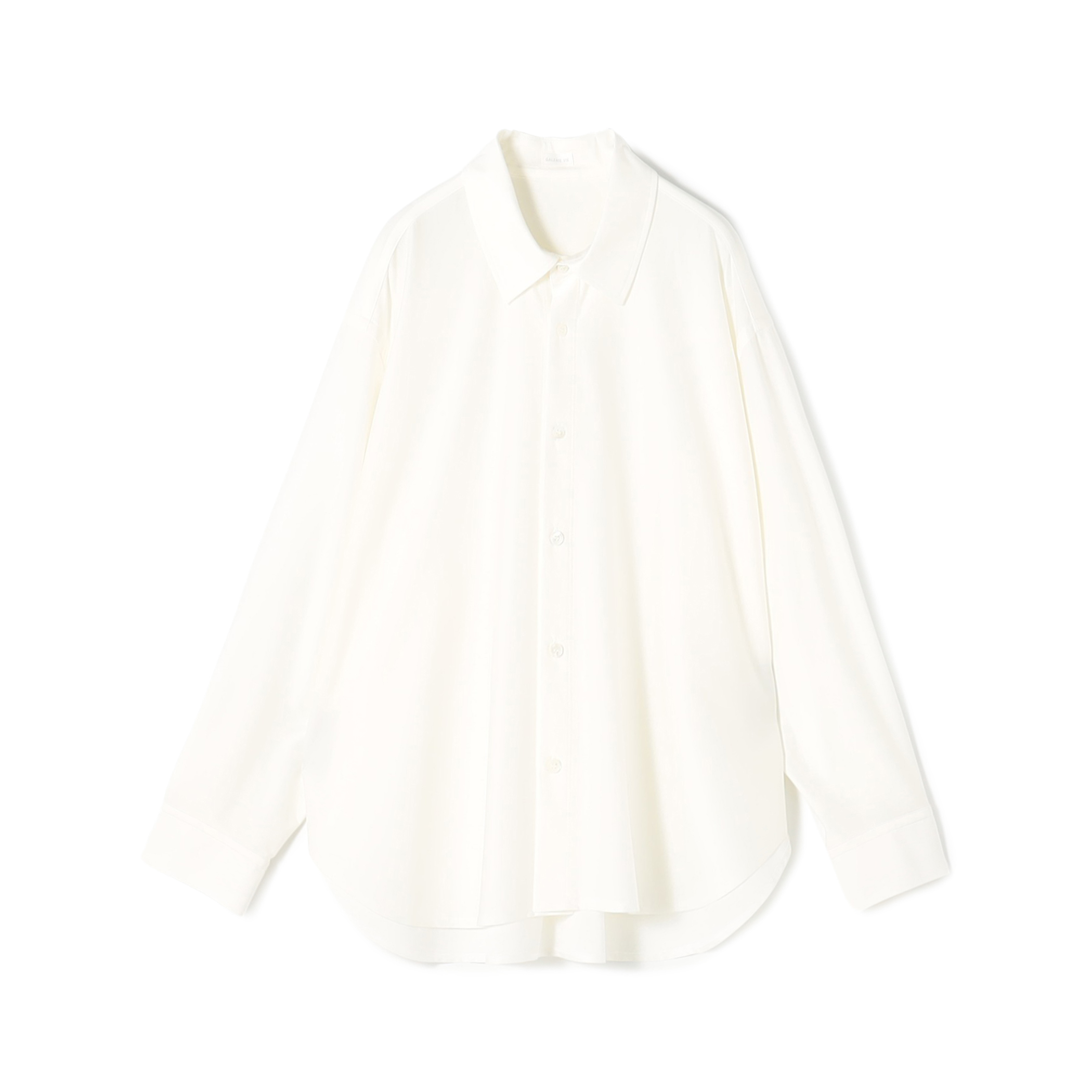 【WEB先行予約】シルキーコットン ショートレングスシャツ