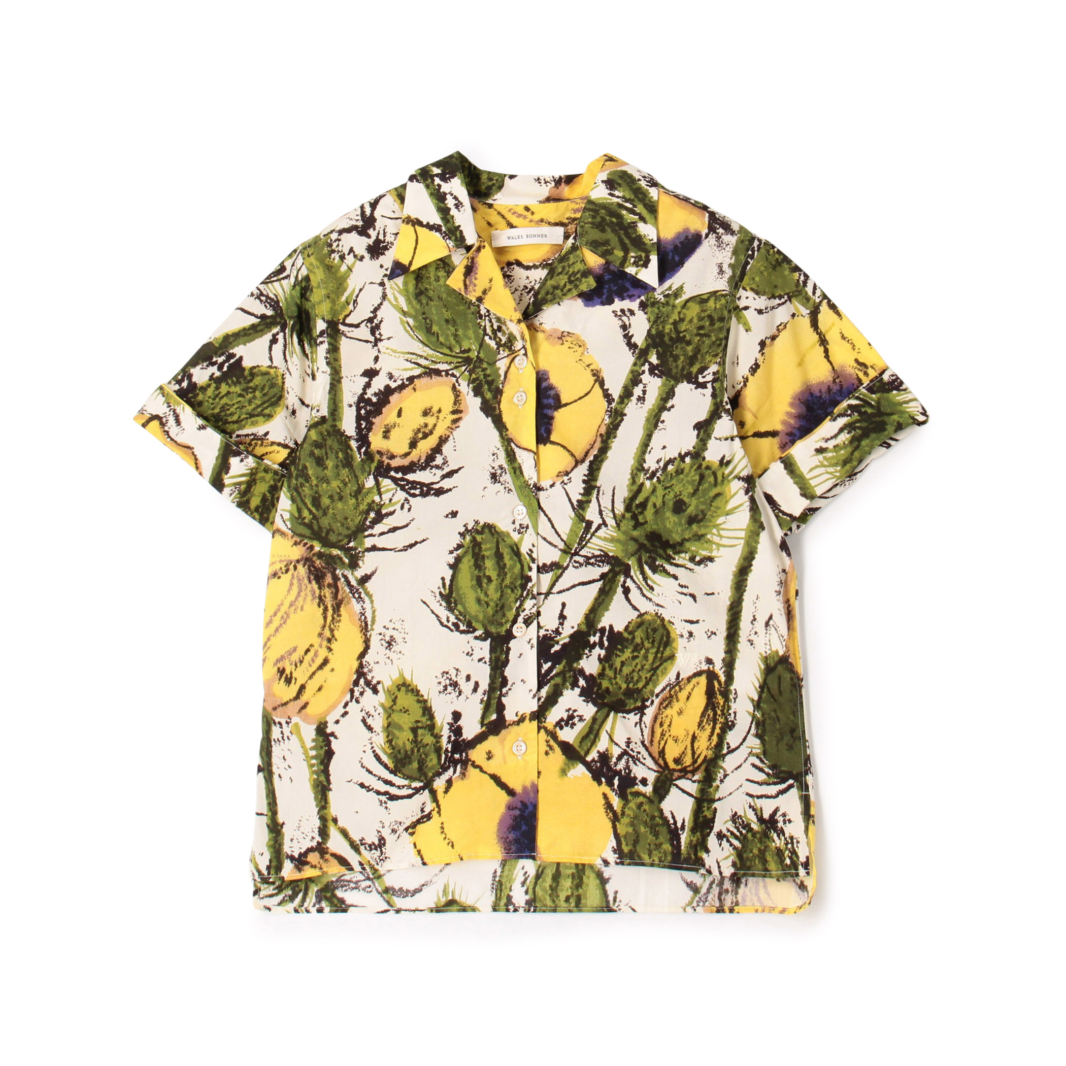 WALES BONNER ALTHEA PINTUCK SHIRT