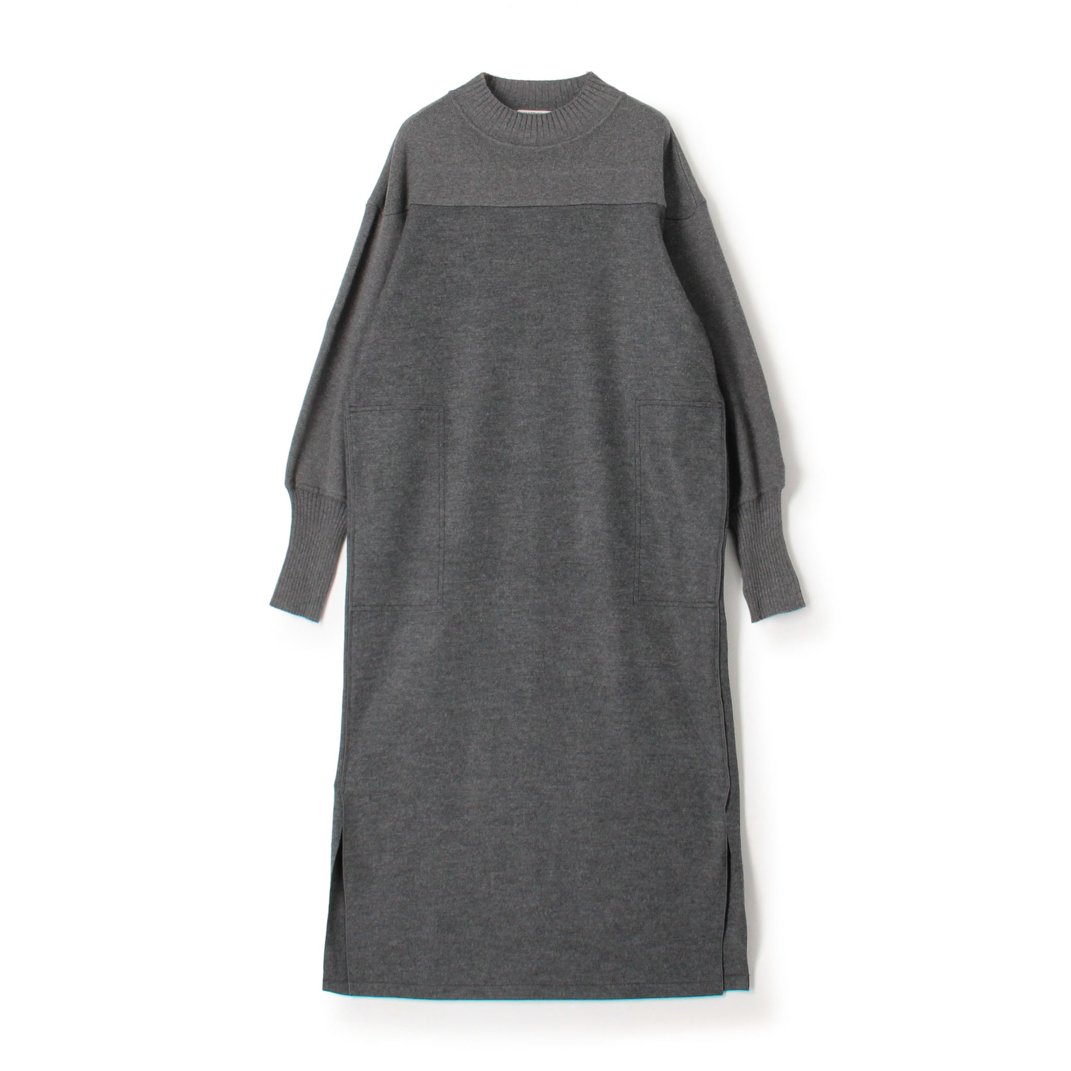 ニットコンビジャージー ハイネックワンピース