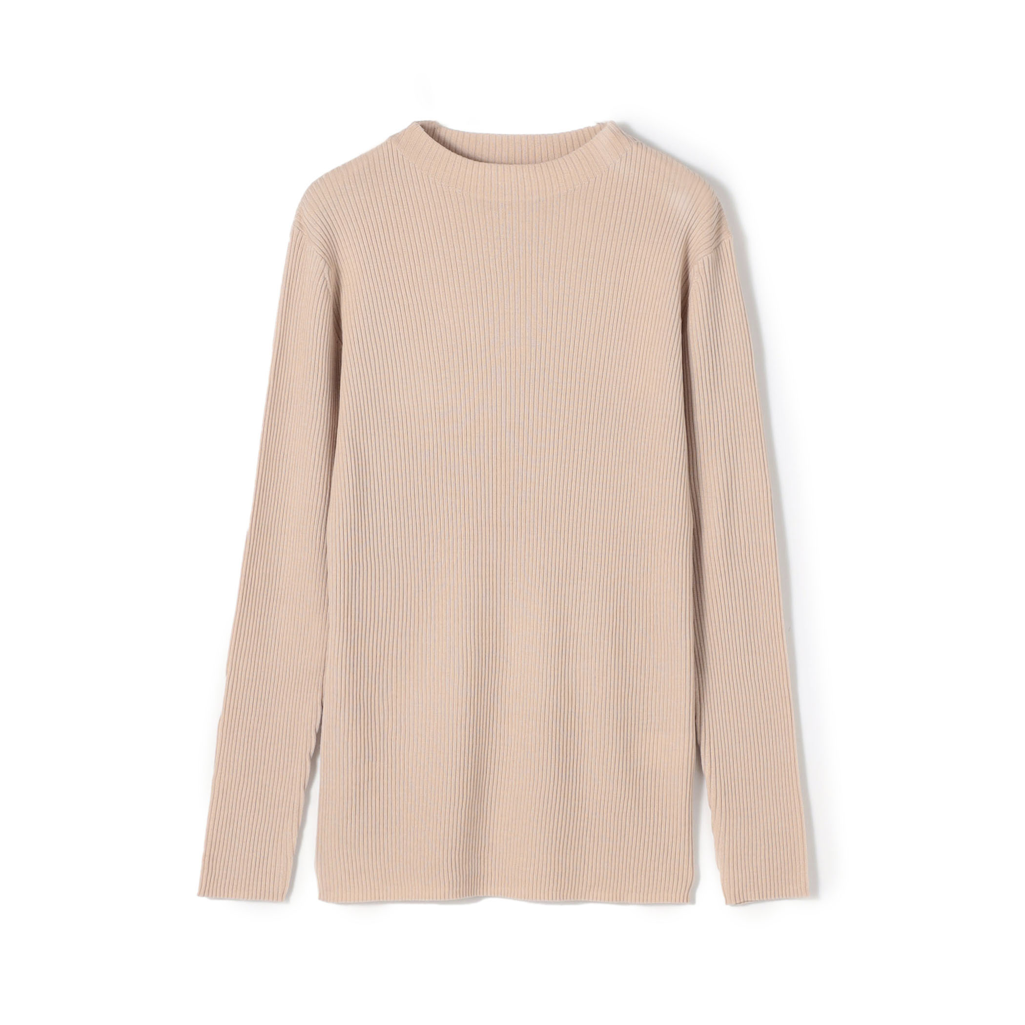 プルミエールウールリブ ボトルネックプルオーバー