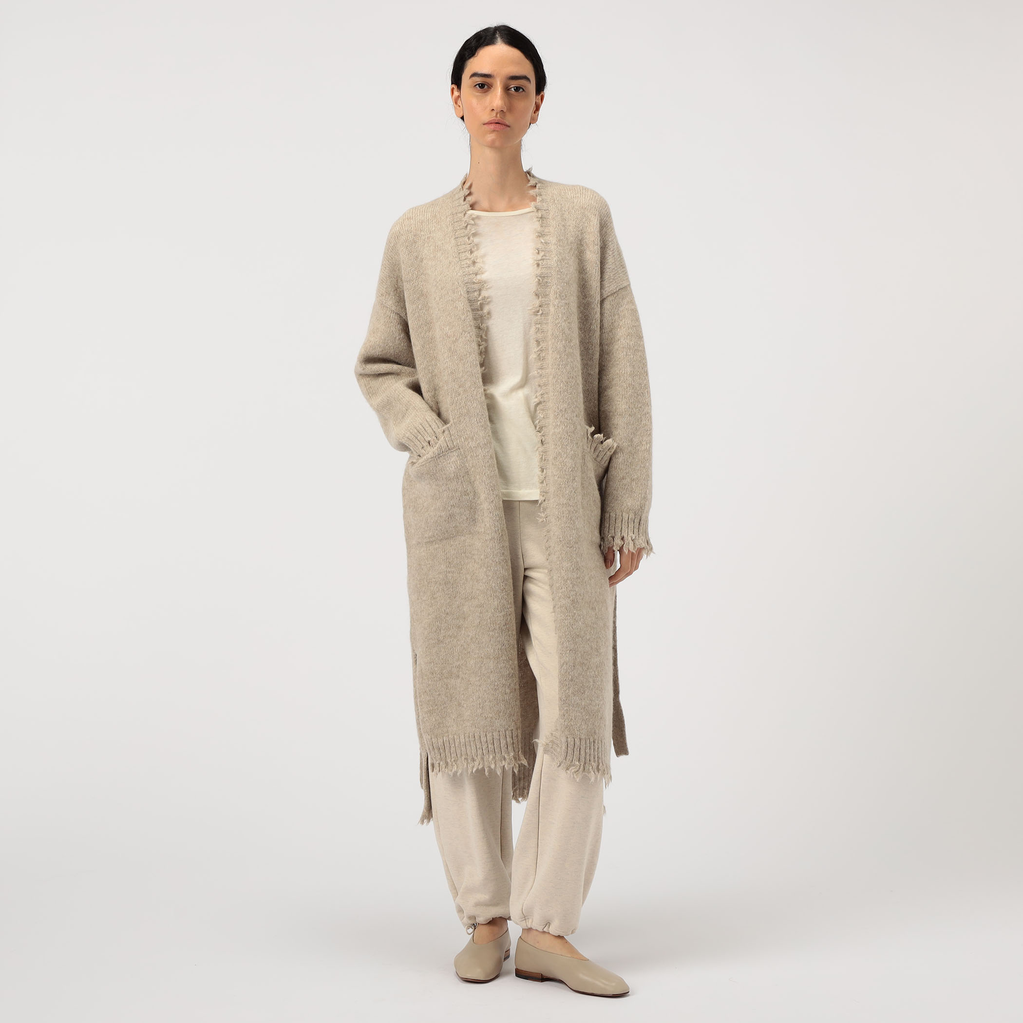 LAUREN MANOOGIAN FRAY ロングカーディガン｜トゥモローランド