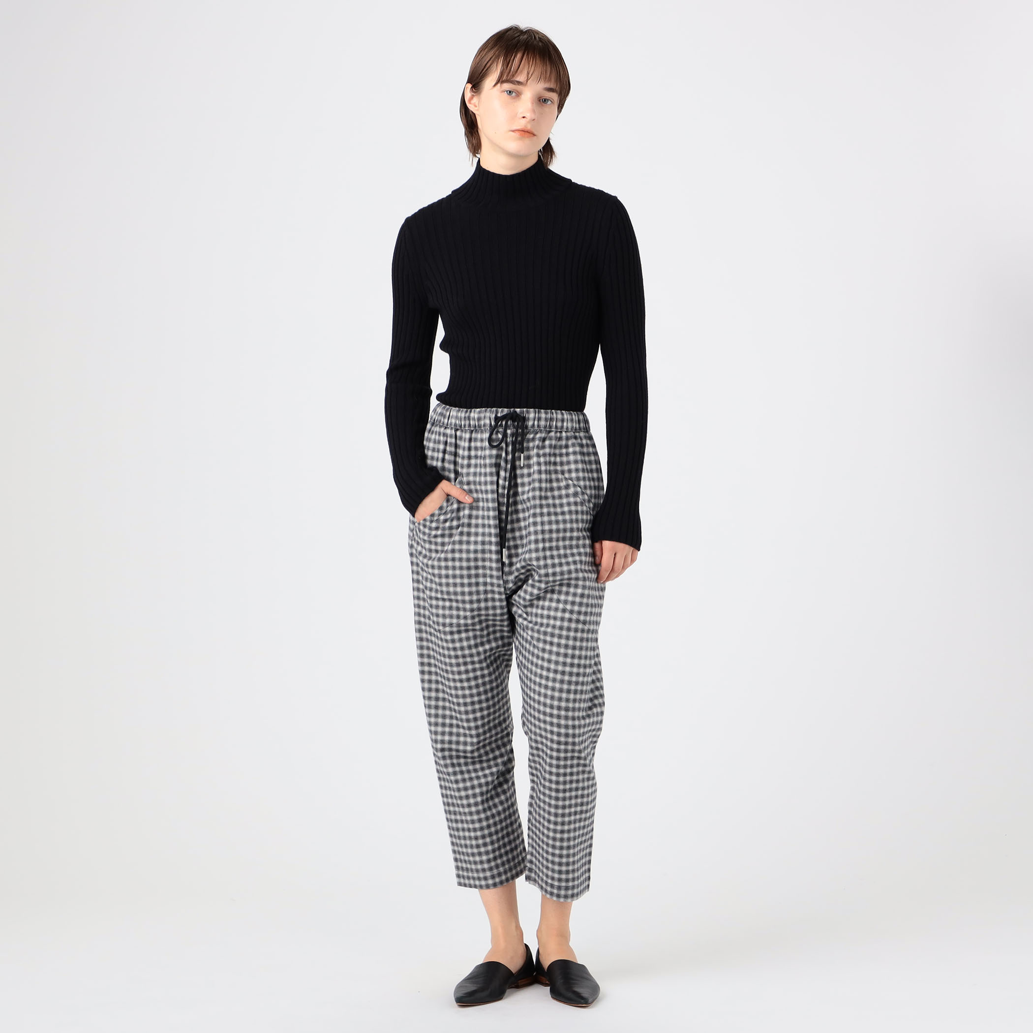 STEFAN COOKE CROPPED TROUSERS チェックパンツ｜トゥモローランド