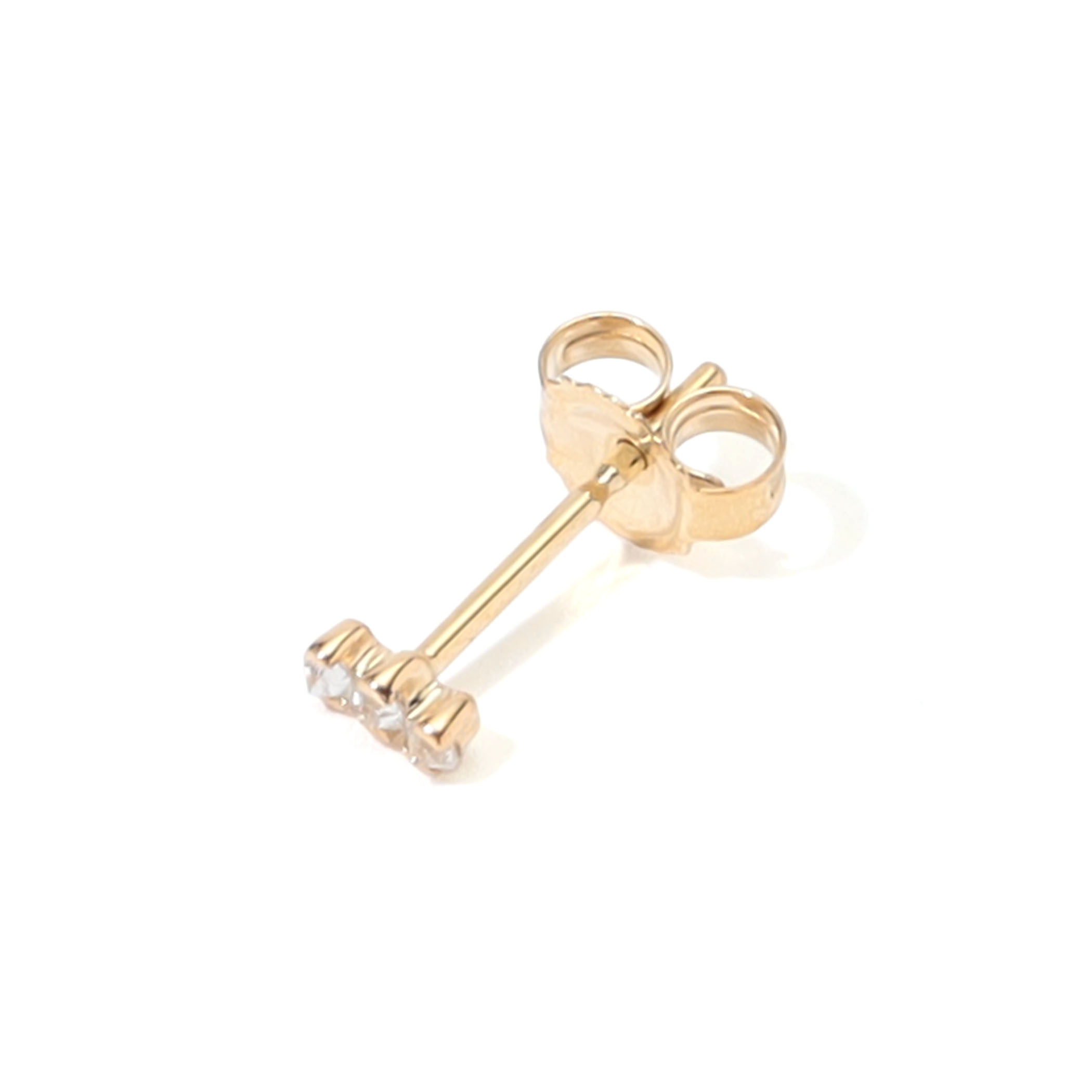 Metier Triple Reverse Set Studs 片耳ピアス
