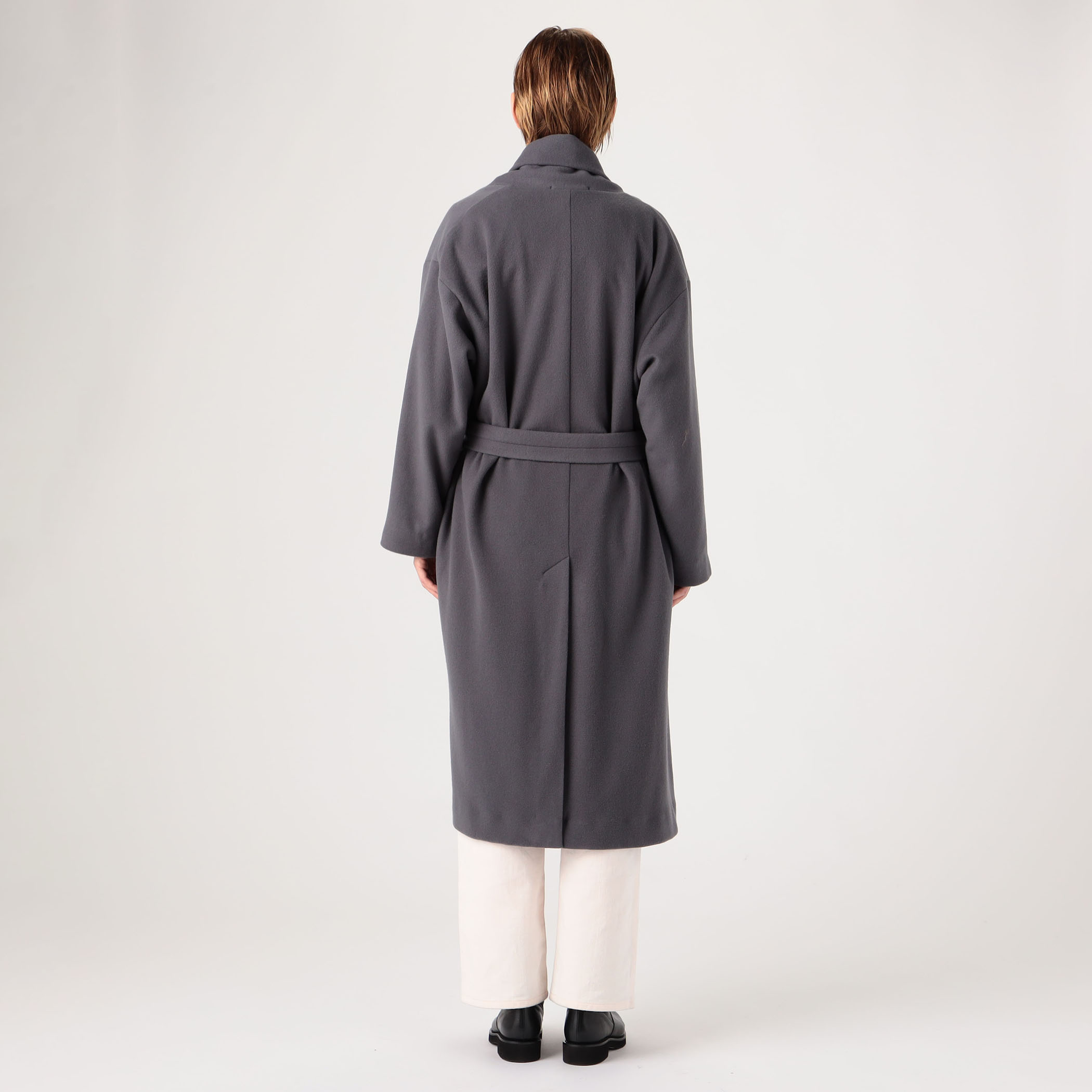 新品タグ付き ATON ユニセックス ローブコート □【別注】ATON GOWN HEAVY ROYAL FLEECE コート｜トゥモローランド