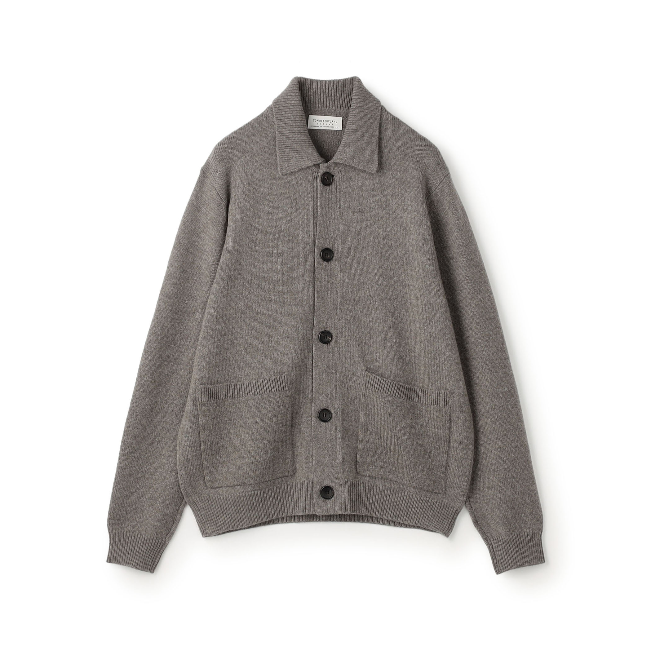 【WEB先行予約】TOMORROWLAND tricot ラムズウール シャツカーディガン