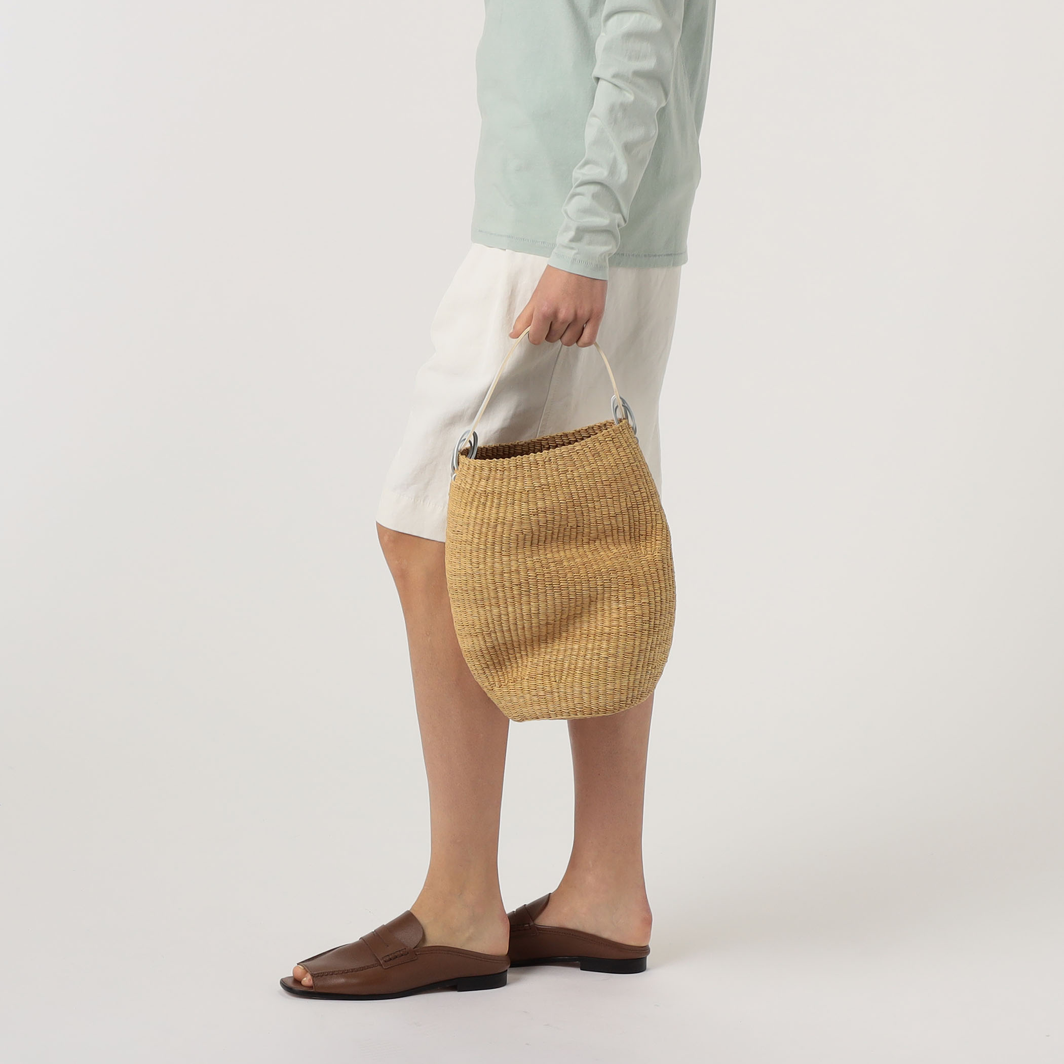 plage INES BRESSAND 別注 POT FROISSE バッグ INES BRESSAND/イネス ブレッサンド 別注 POT FROISSE バッグ