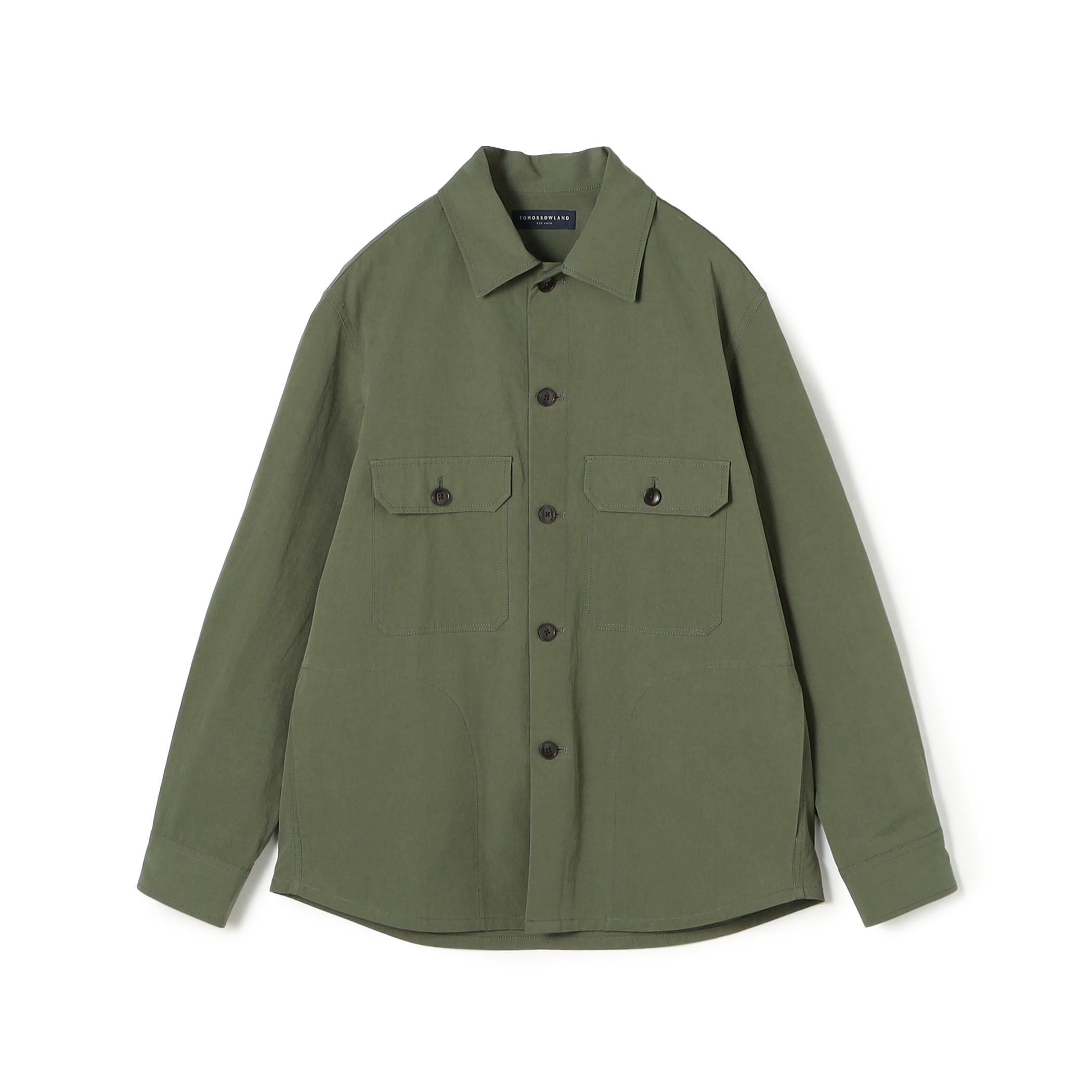 ■80/2スーピマコットン ダブルポケットシャツブルゾン BORGHI