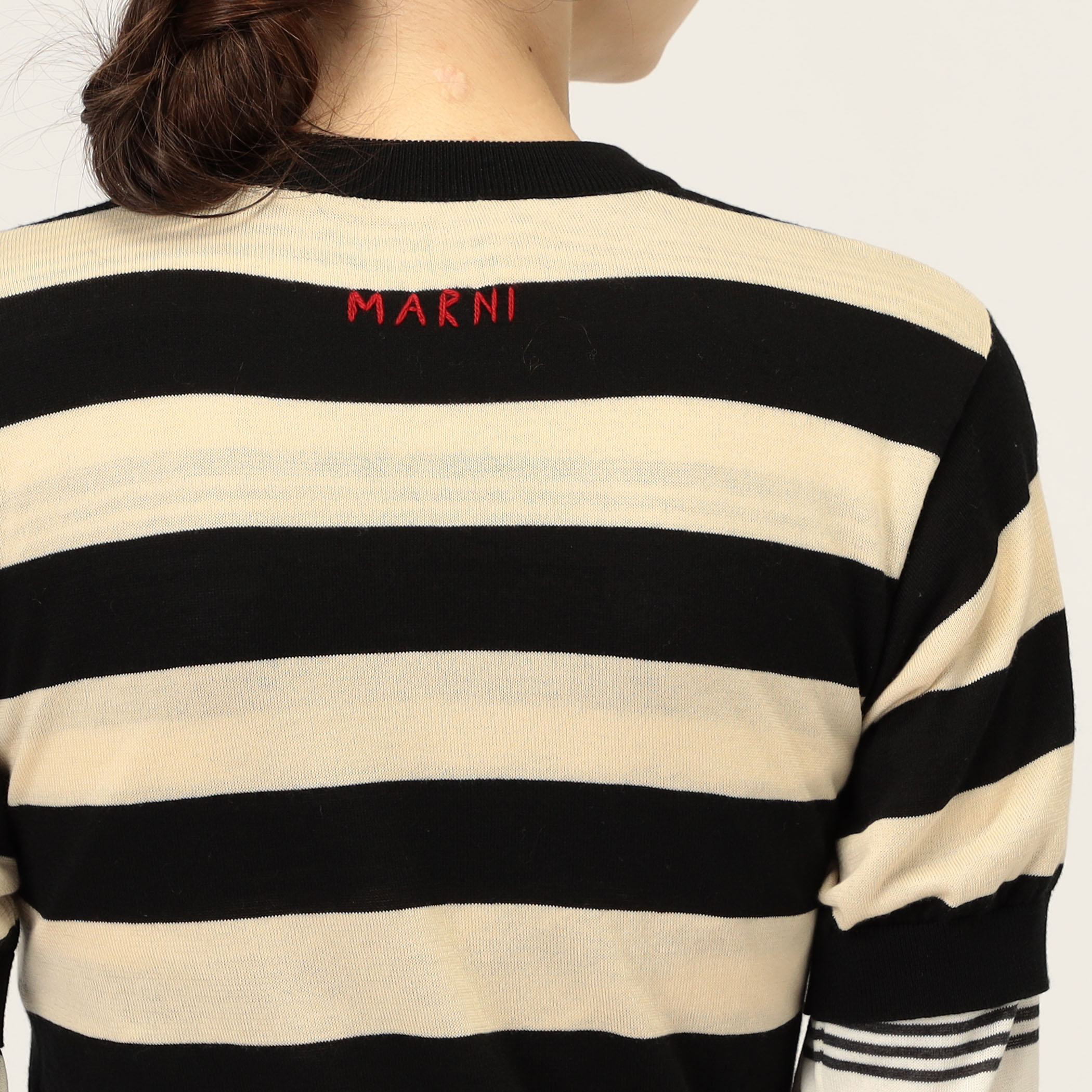 MARNI ROUNDNECK ボーダートップス｜トゥモローランド 公式サイト