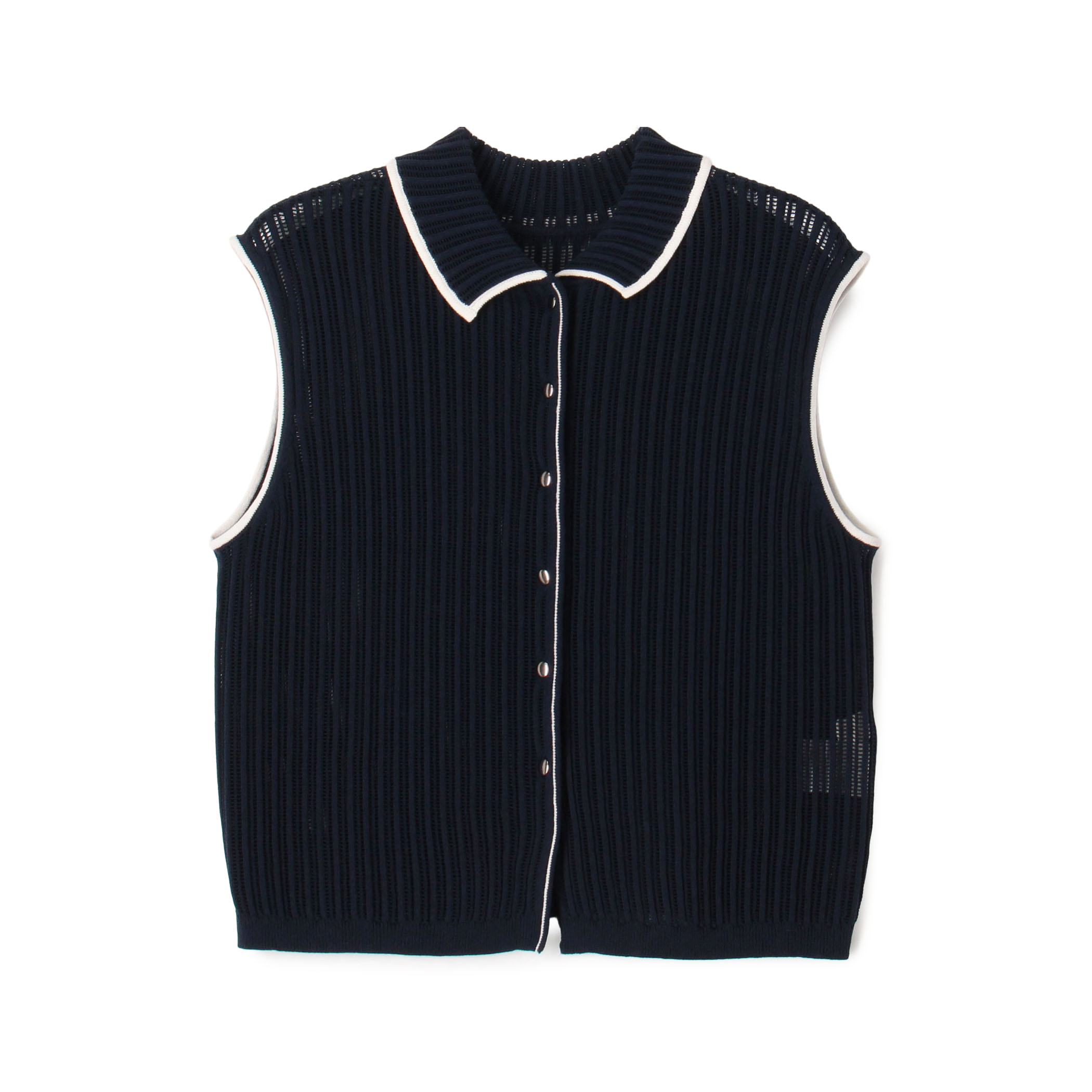 ニードルアウトリブ 2-wayプルオーバー