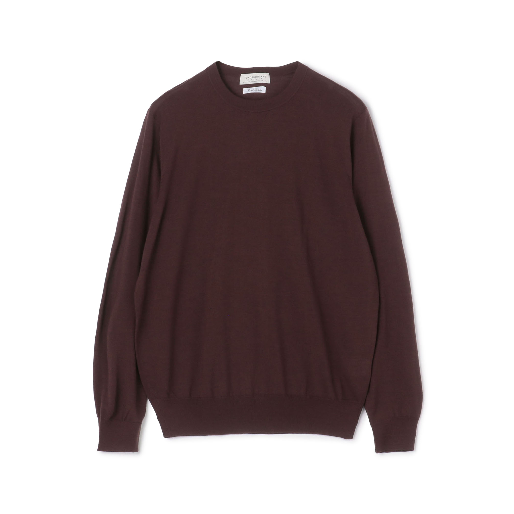 TOMORROWLAND tricot スーパーファインメリノウール クルーネックプルオーバー S-WOOL