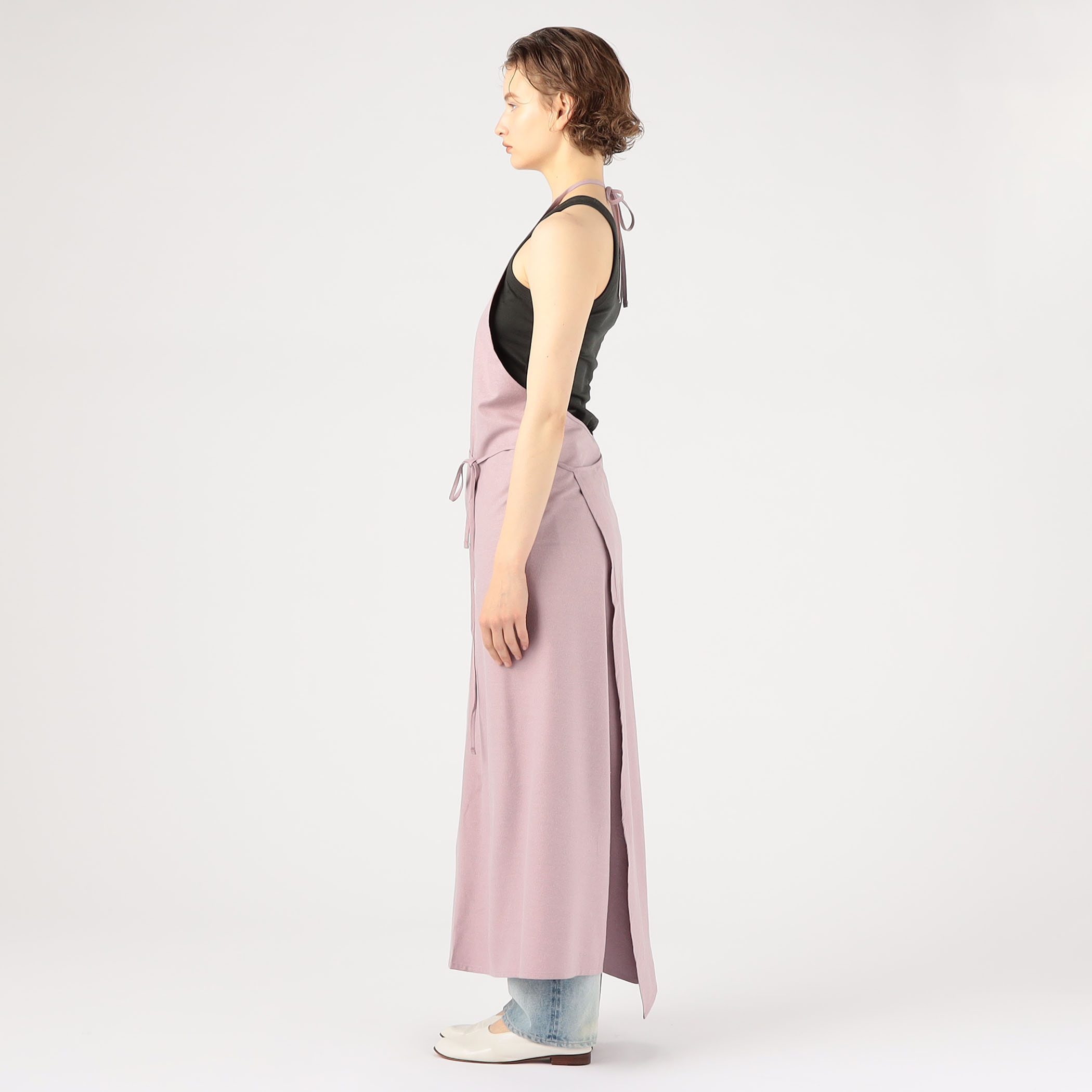 ロングワンピース/マキシワンピースベースレンジ Dour Apron Dress