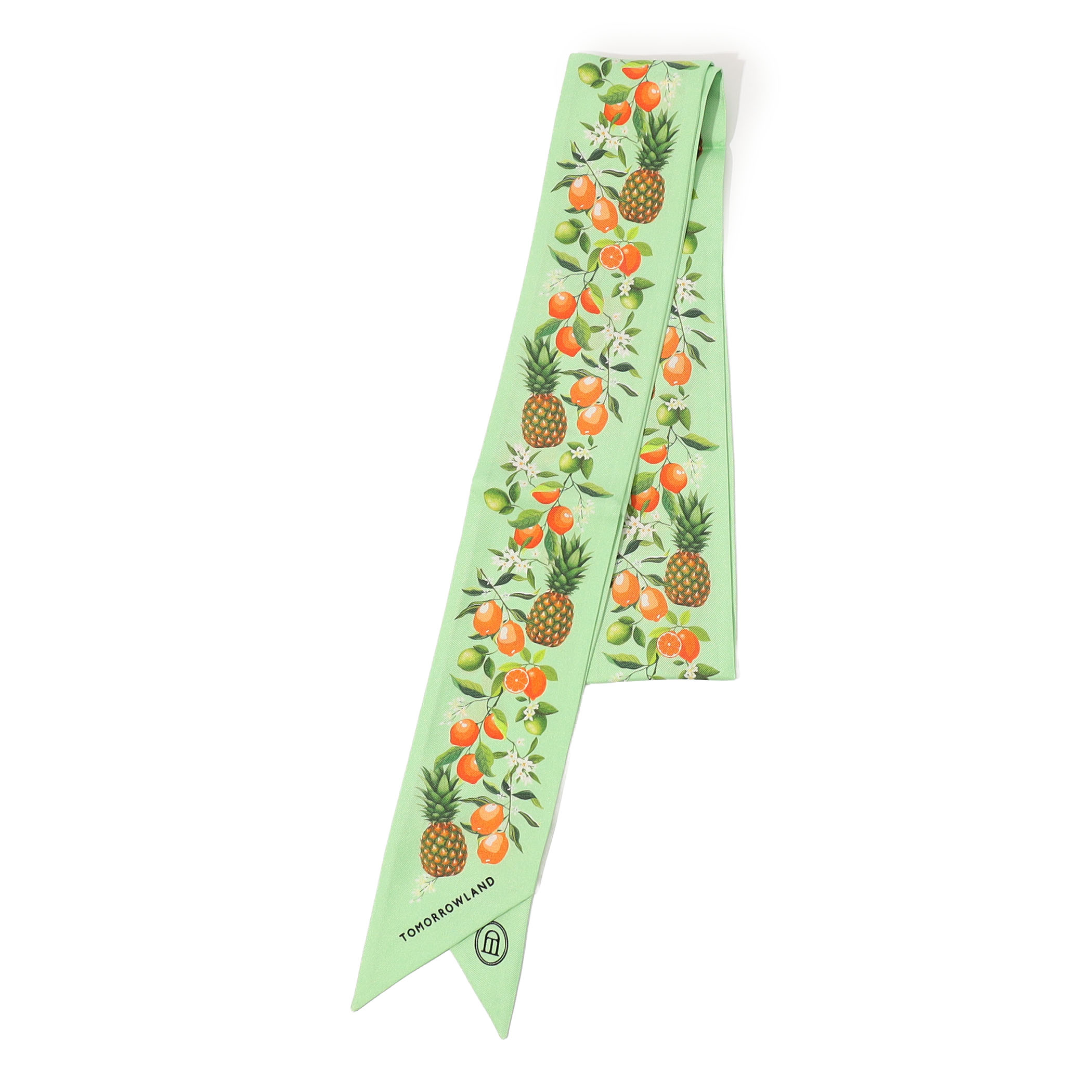ATELIER TOMORROW FRUITS シルク ボウタイスカーフ