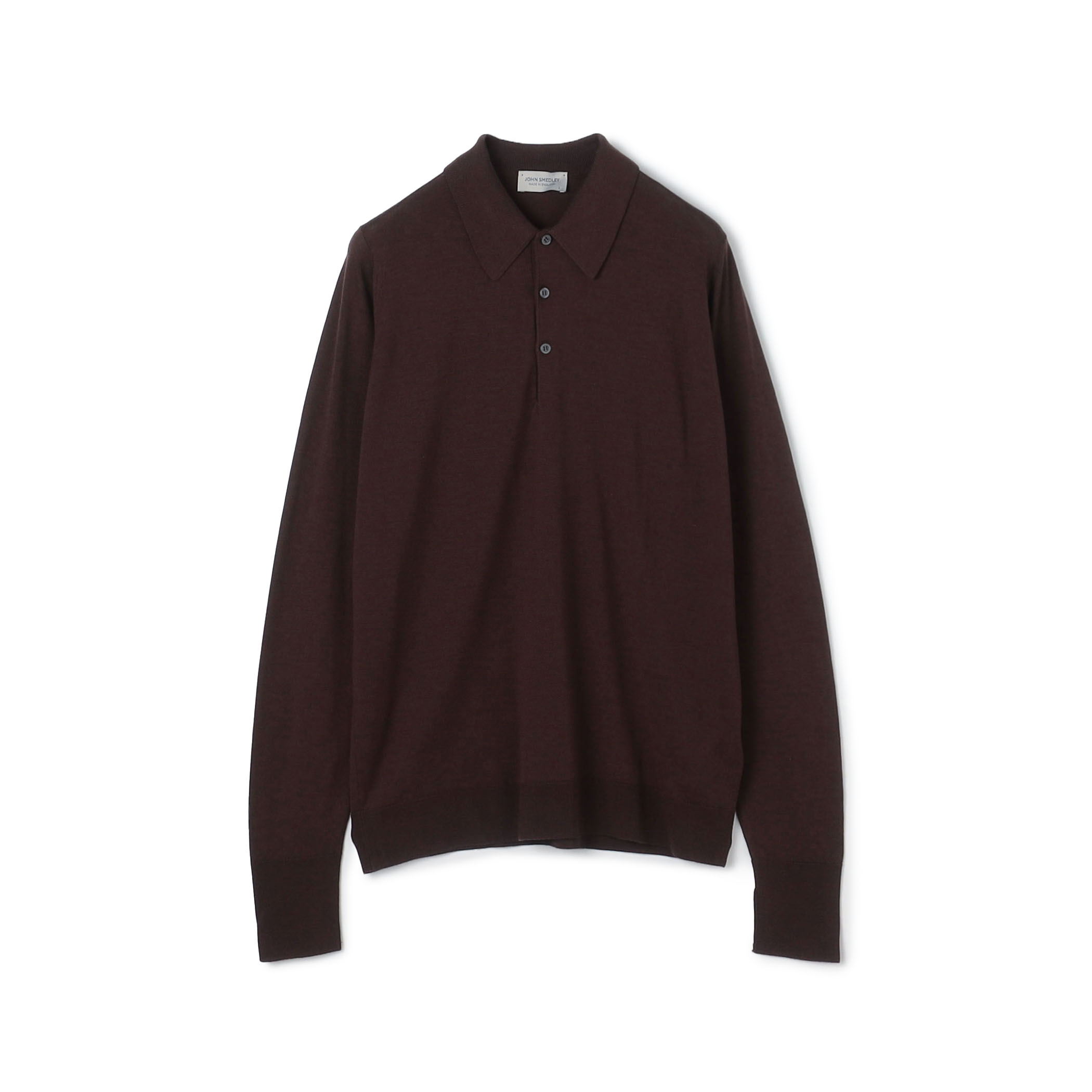■JOHN SMEDLE DORSET ウール ニットポロシャツ