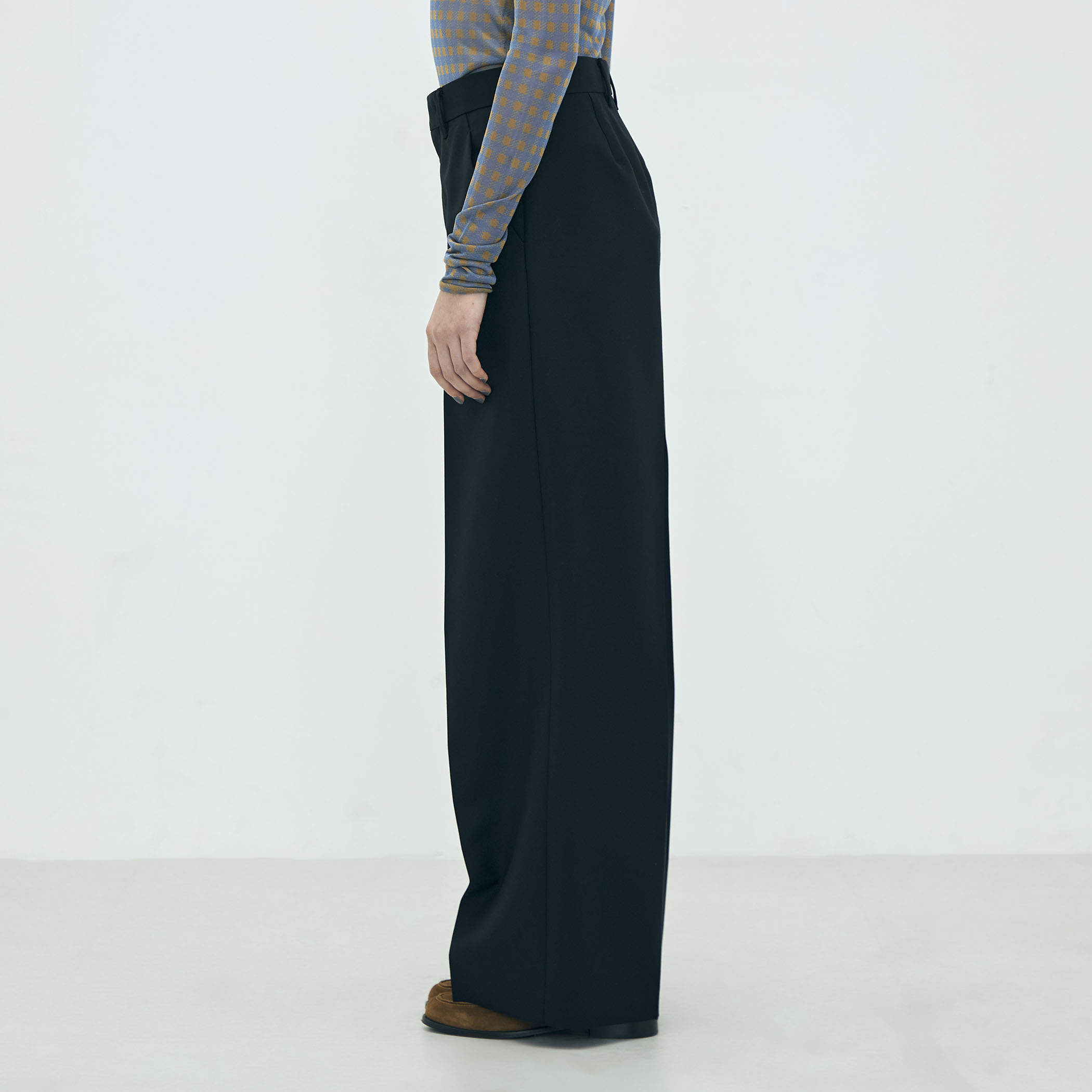 edition pourell モヘヤビンテージトロ スラックスパンツ